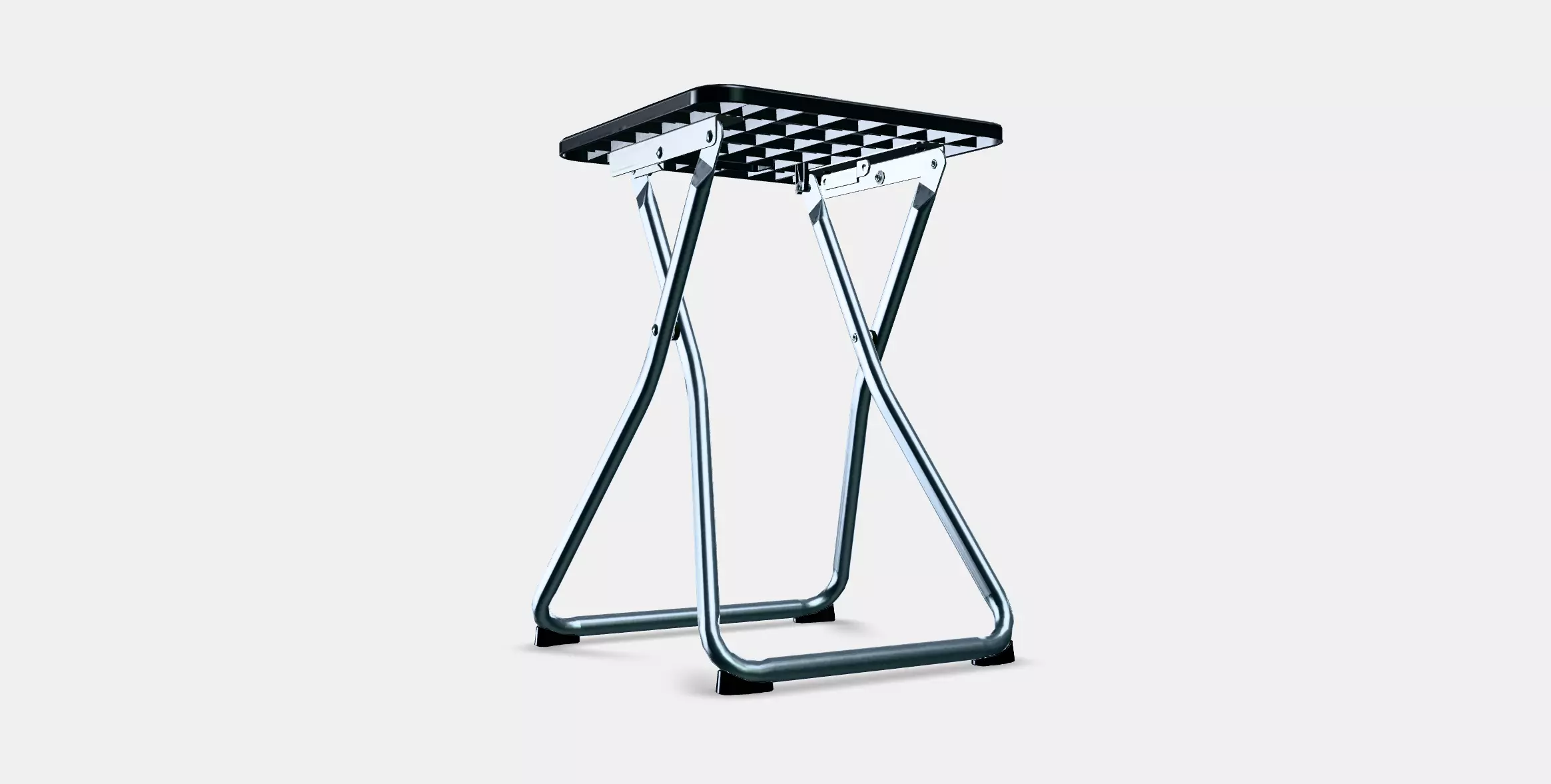 GUNDE Folding stool Low-poly 3D model_0