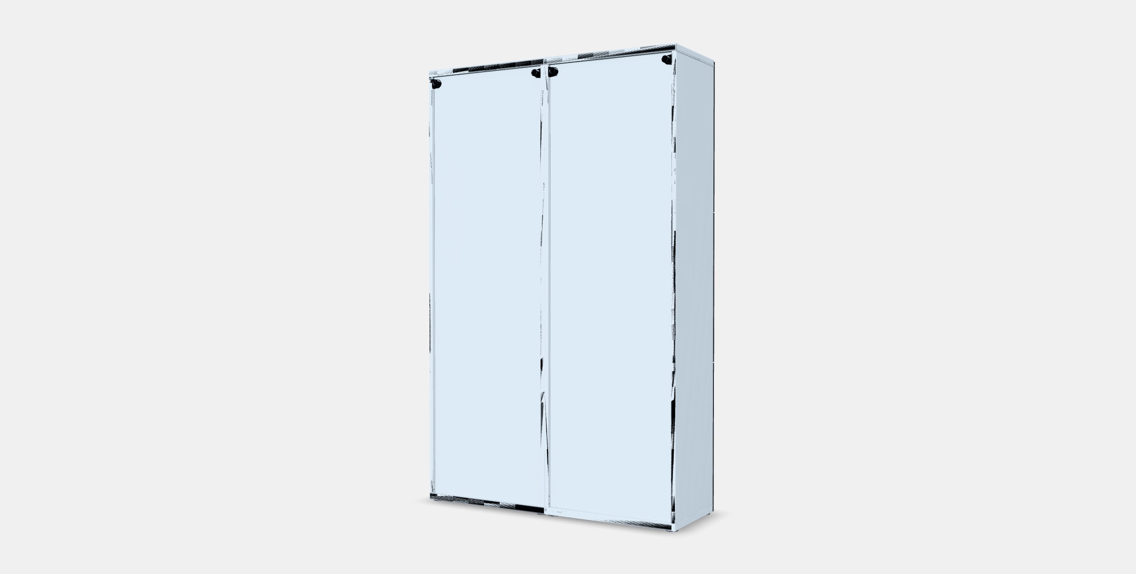 BESTA Storage combination with doors 64 Low-poly 3D model_5