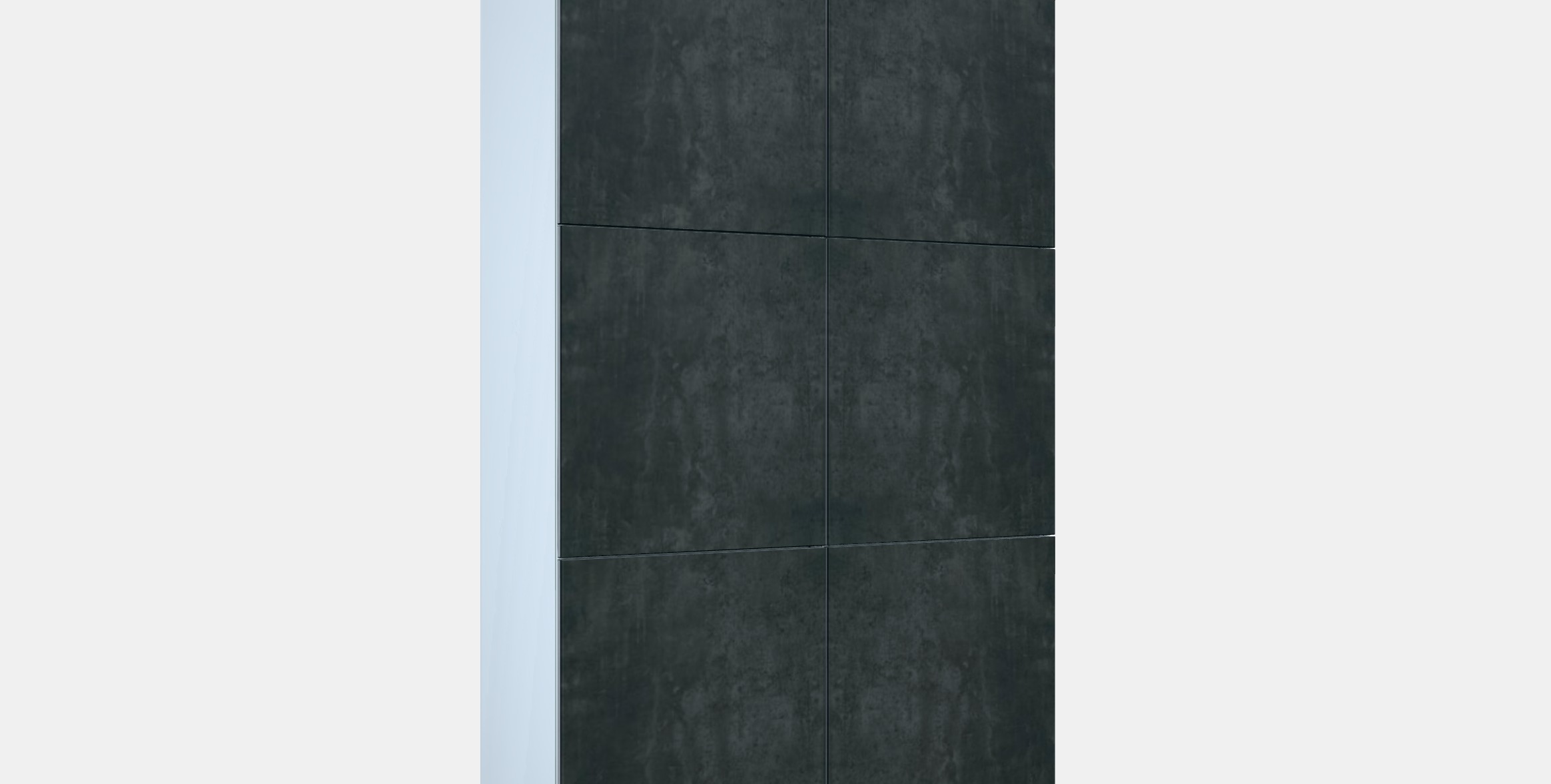 BESTA Storage combination with doors 64 Low-poly 3D model_9