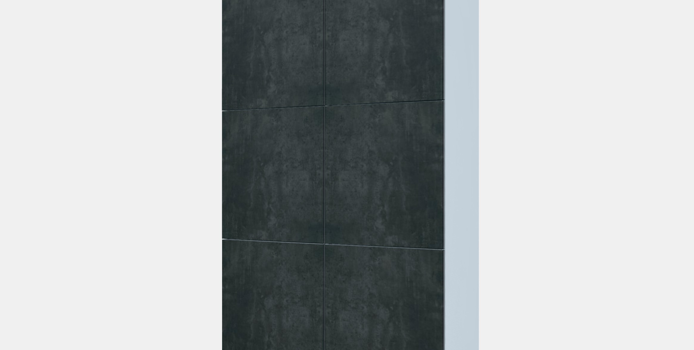 BESTA Storage combination with doors 64 Low-poly 3D model_13