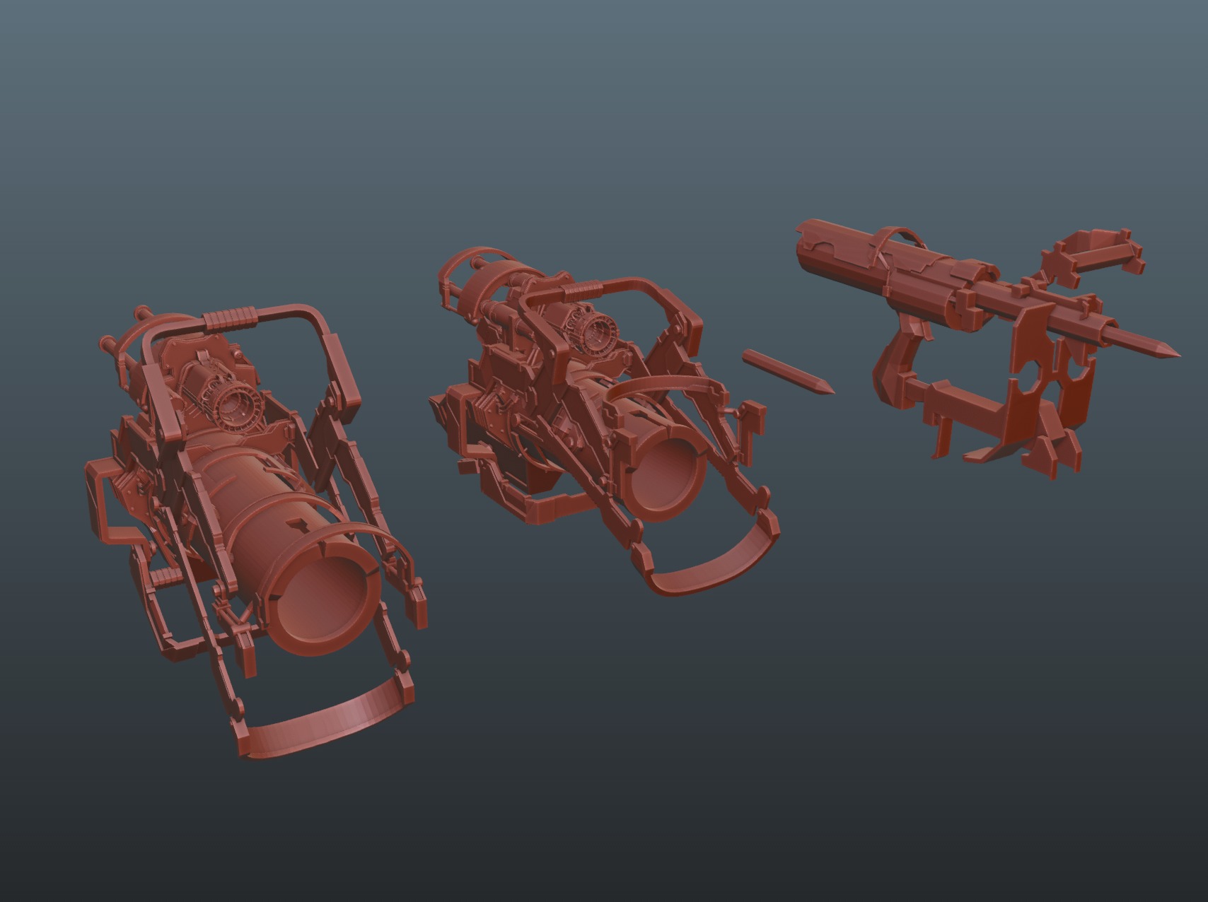 Dead Space Weapons pack 3D print model_9