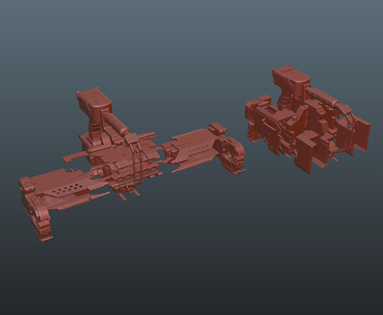 Dead Space Weapons pack 3D print model_8