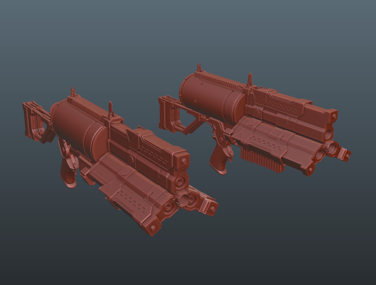 Dead Space Weapons pack 3D print model_3