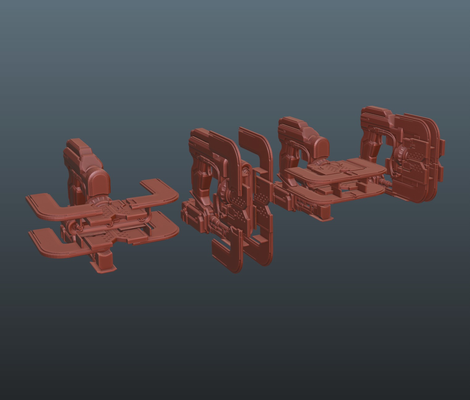 Dead Space Weapons pack 3D print model_2