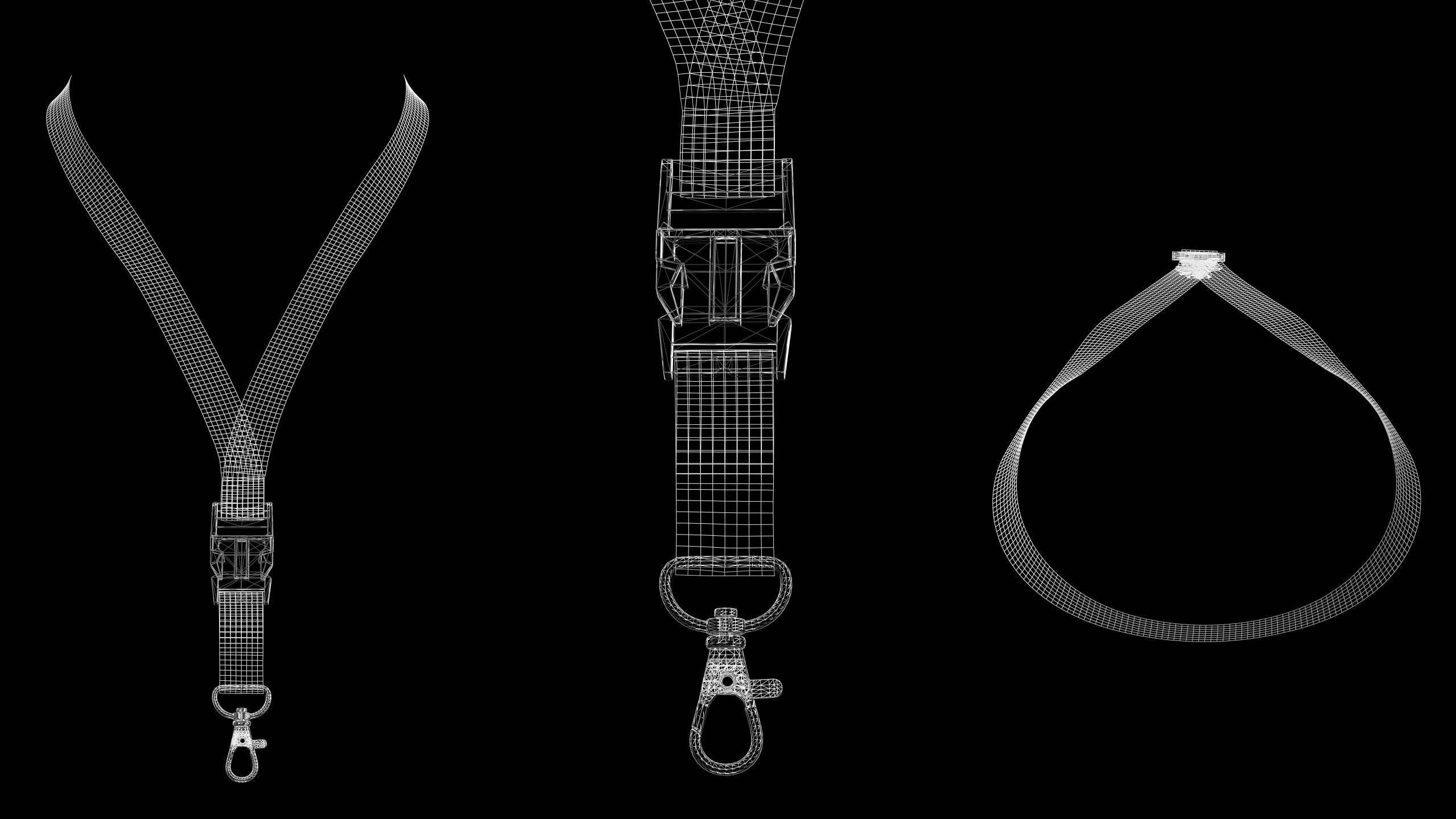 BASIC NECK STRAPS genesis8 highpoly 3D model_12