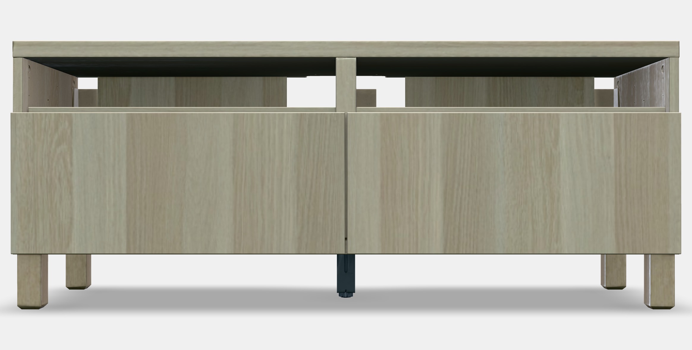 BESTA TV bench with drawers 12 Low-poly 3D model_10