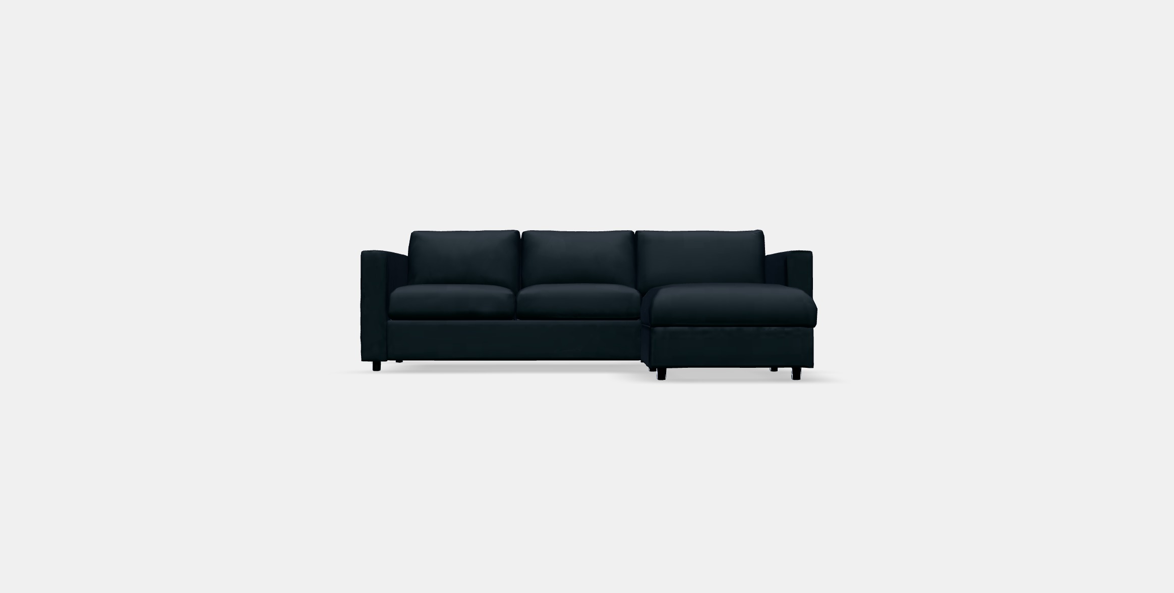 VIMLE 3-seat sofa 29 Low-poly 3D model_10