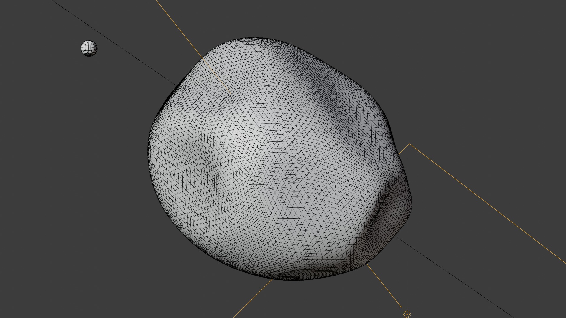 Procedural Glowing Space Asteroid - Sci-Fi Rock Model 3D model_5