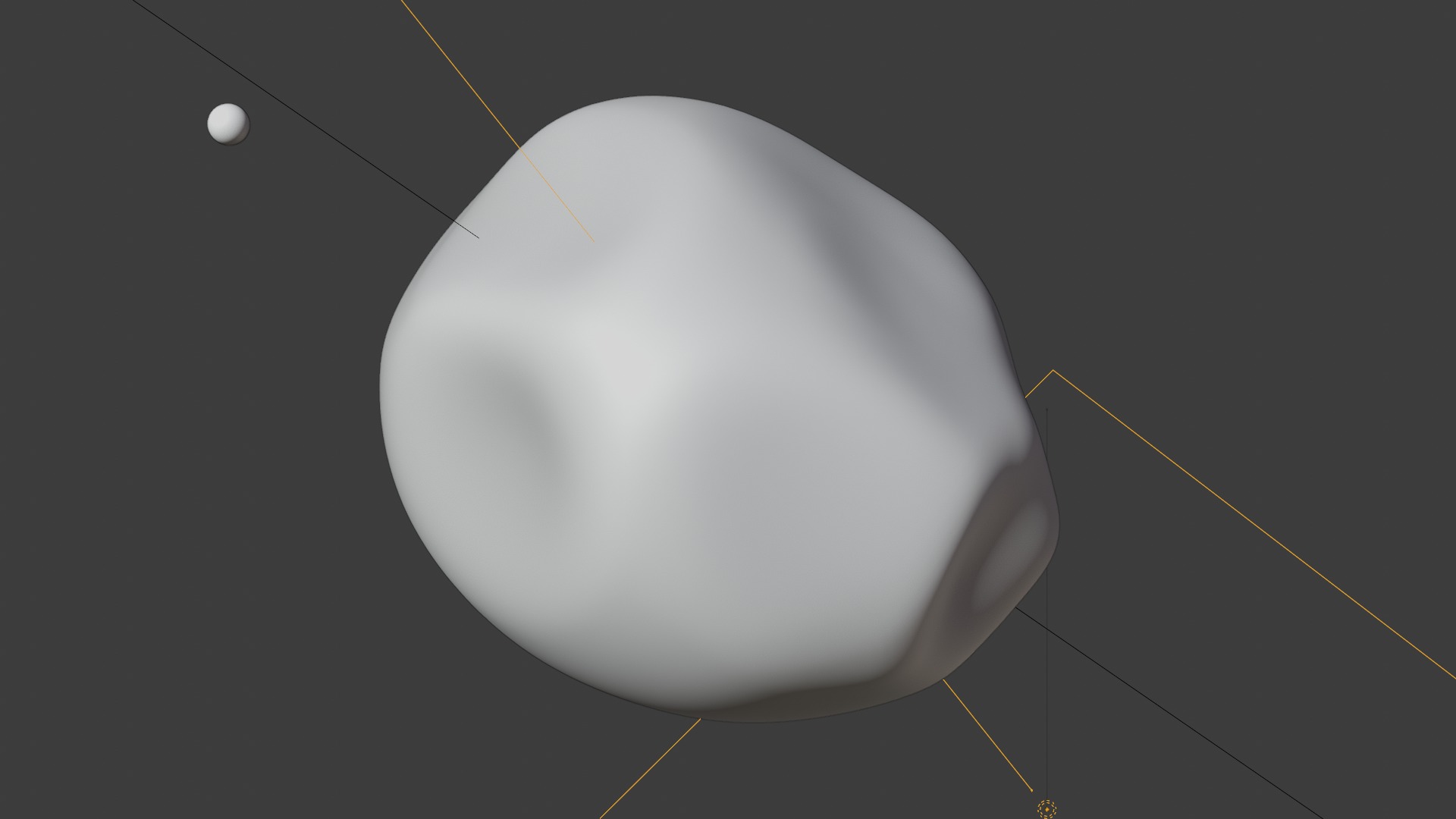 Procedural Glowing Space Asteroid - Sci-Fi Rock Model 3D model_4