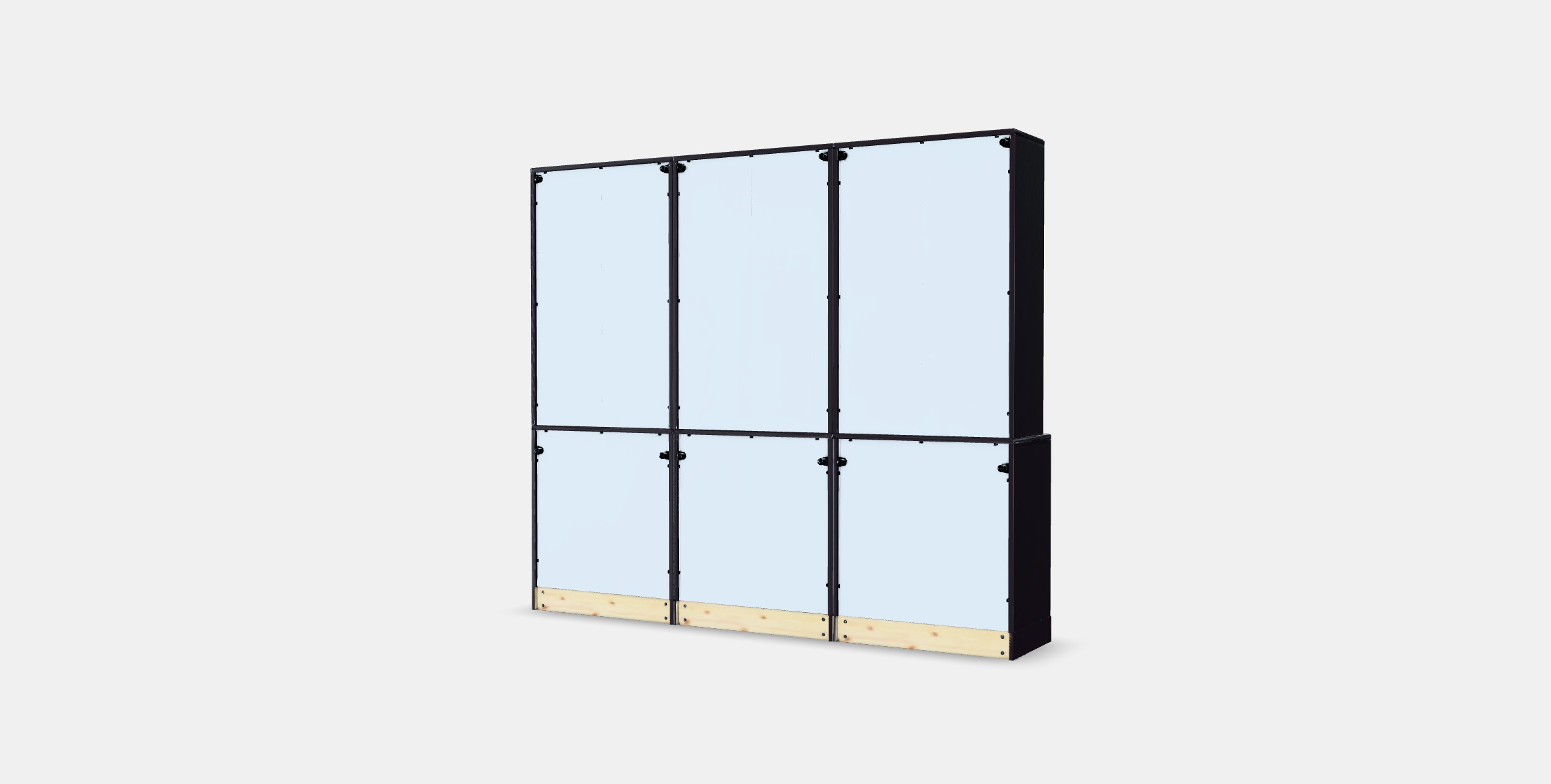HAVSTA Storage combination w glass-doors 2 Low-poly 3D model_4