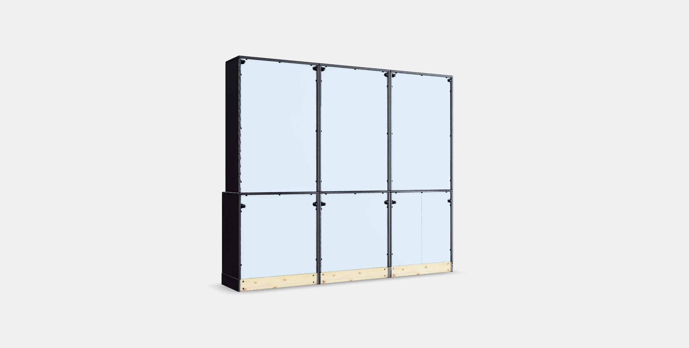 HAVSTA Storage combination w glass-doors 2 Low-poly 3D model_16