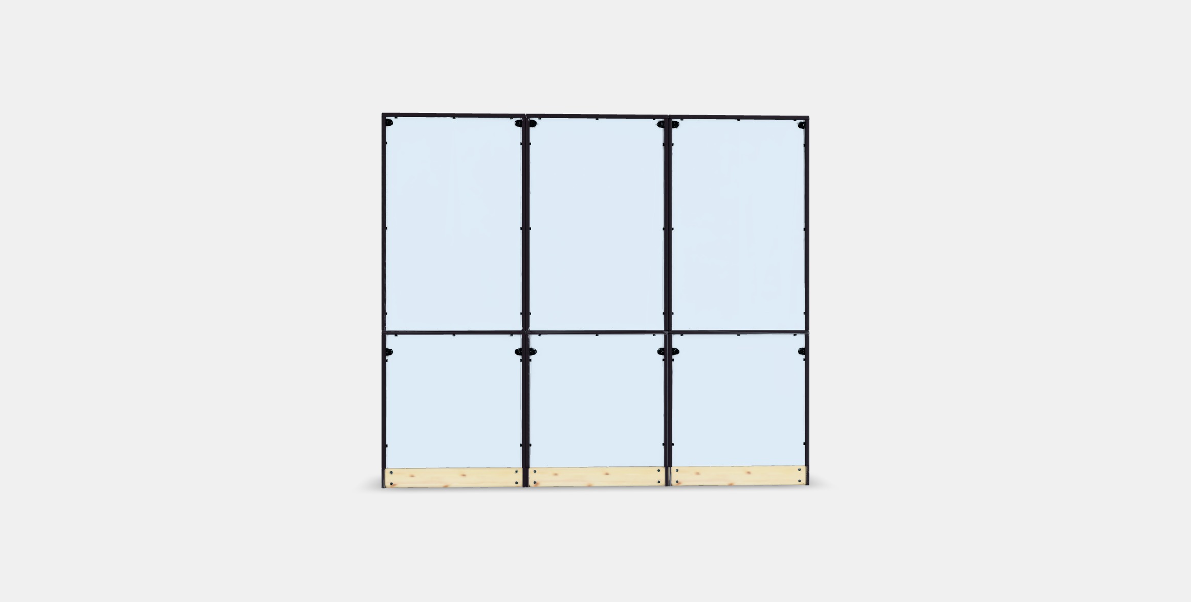 HAVSTA Storage combination w glass-doors 2 Low-poly 3D model_13