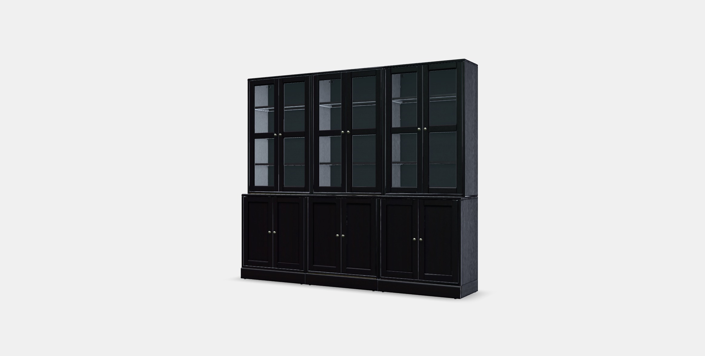 HAVSTA Storage combination w glass-doors 2 Low-poly 3D model_14