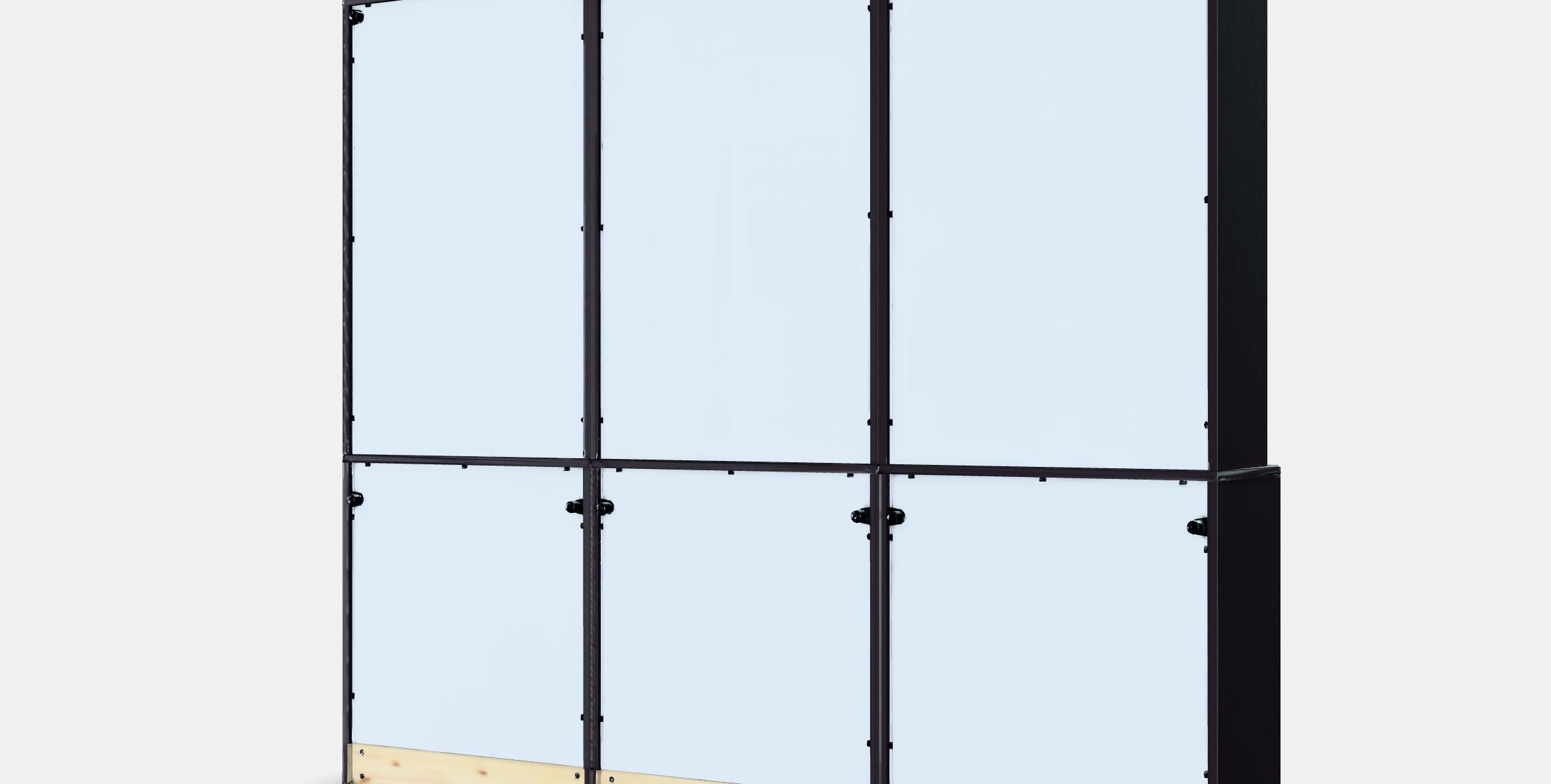 HAVSTA Storage combination w glass-doors 2 Low-poly 3D model_6