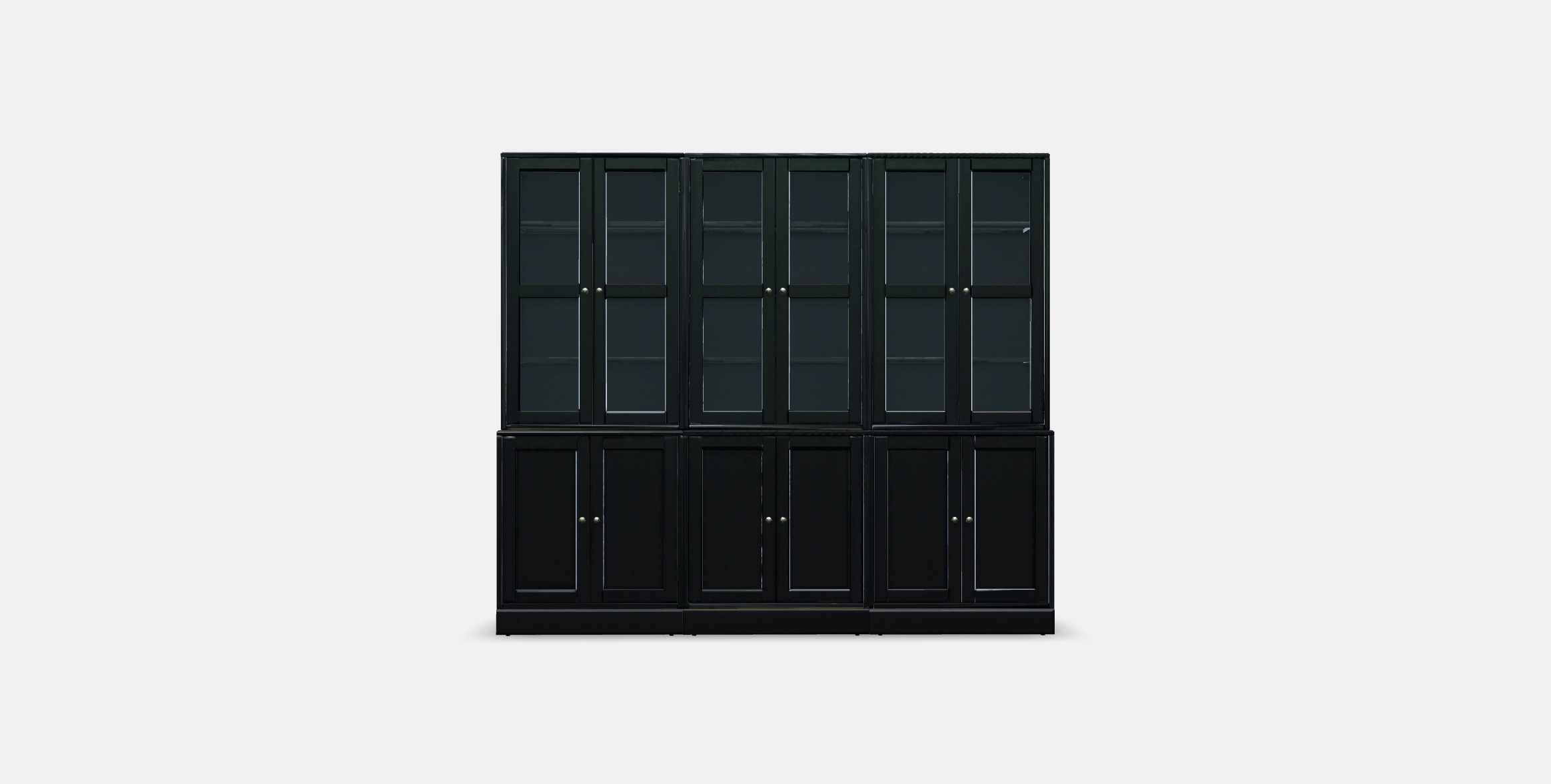 HAVSTA Storage combination w glass-doors 2 Low-poly 3D model_10
