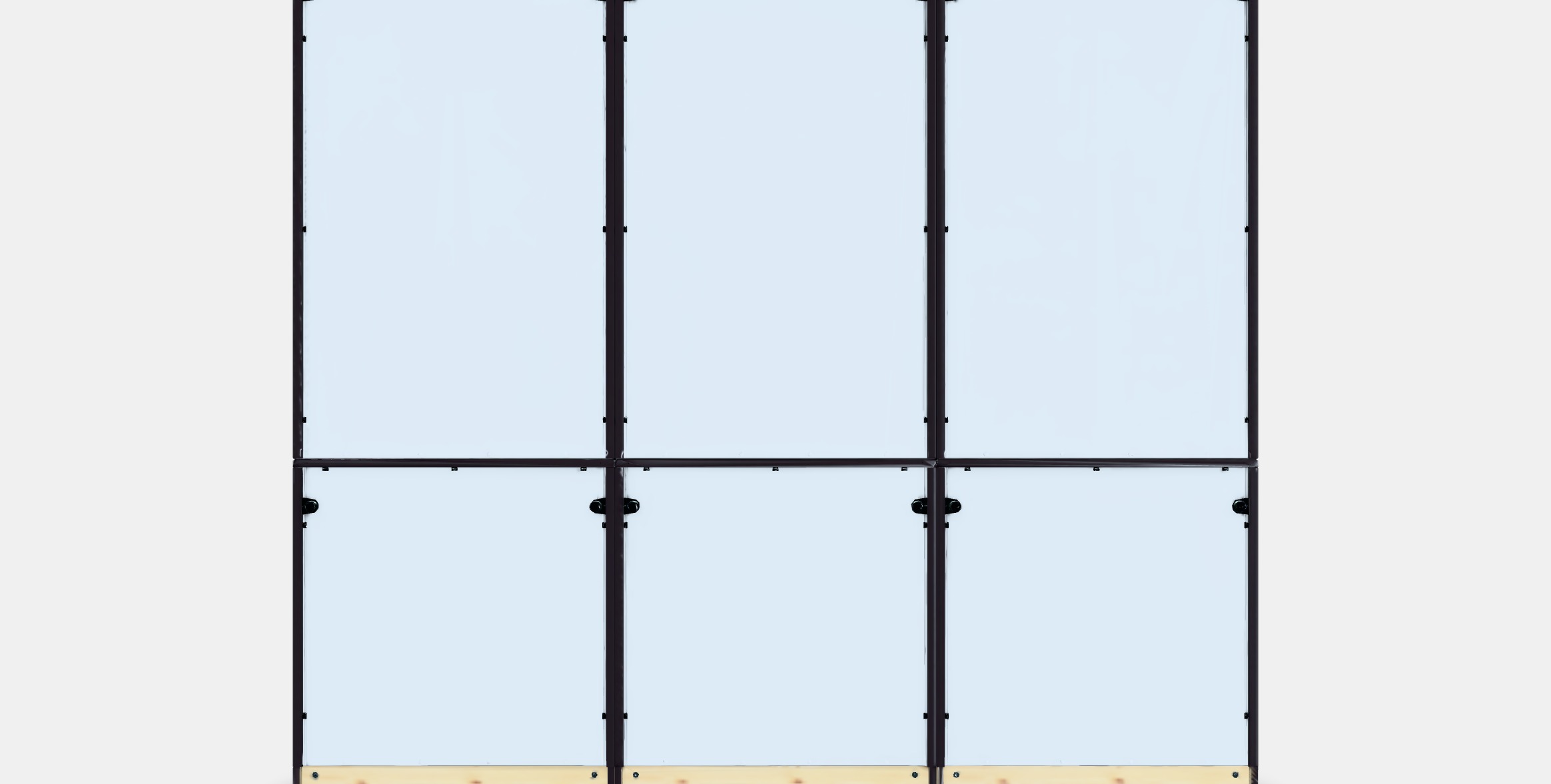 HAVSTA Storage combination w glass-doors 2 Low-poly 3D model_15