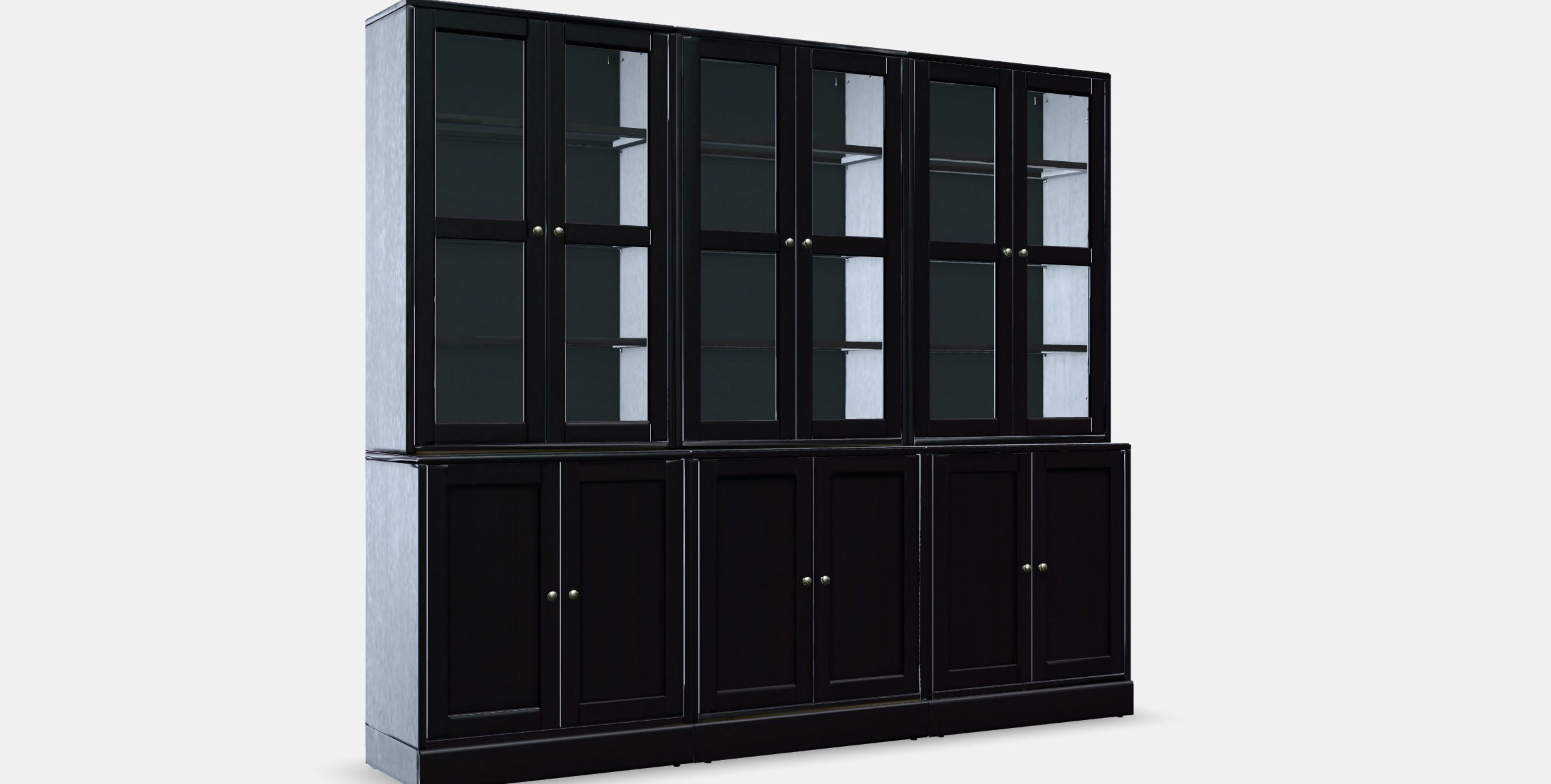 HAVSTA Storage combination w glass-doors 2 Low-poly 3D model_9