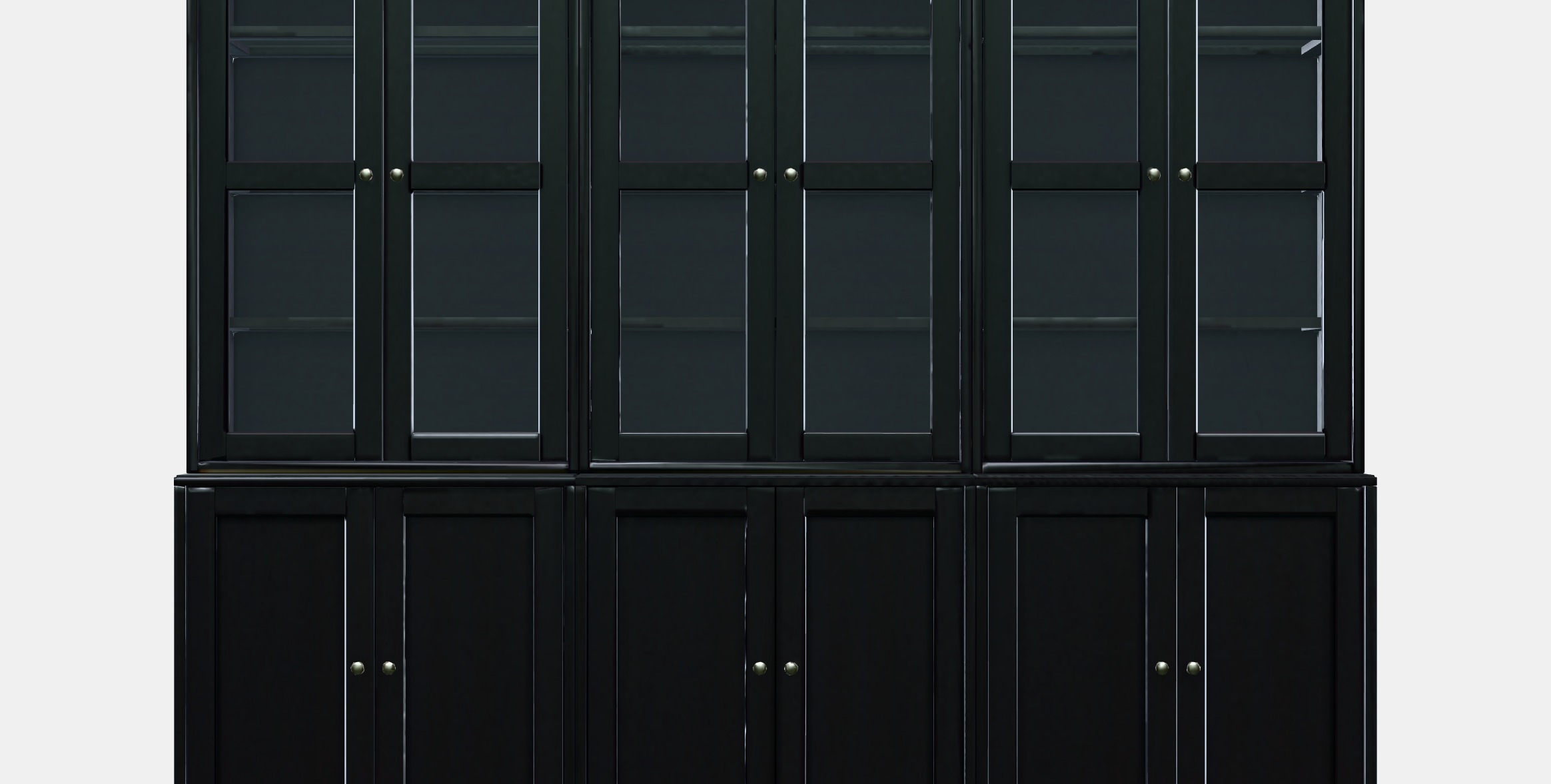 HAVSTA Storage combination w glass-doors 2 Low-poly 3D model_11