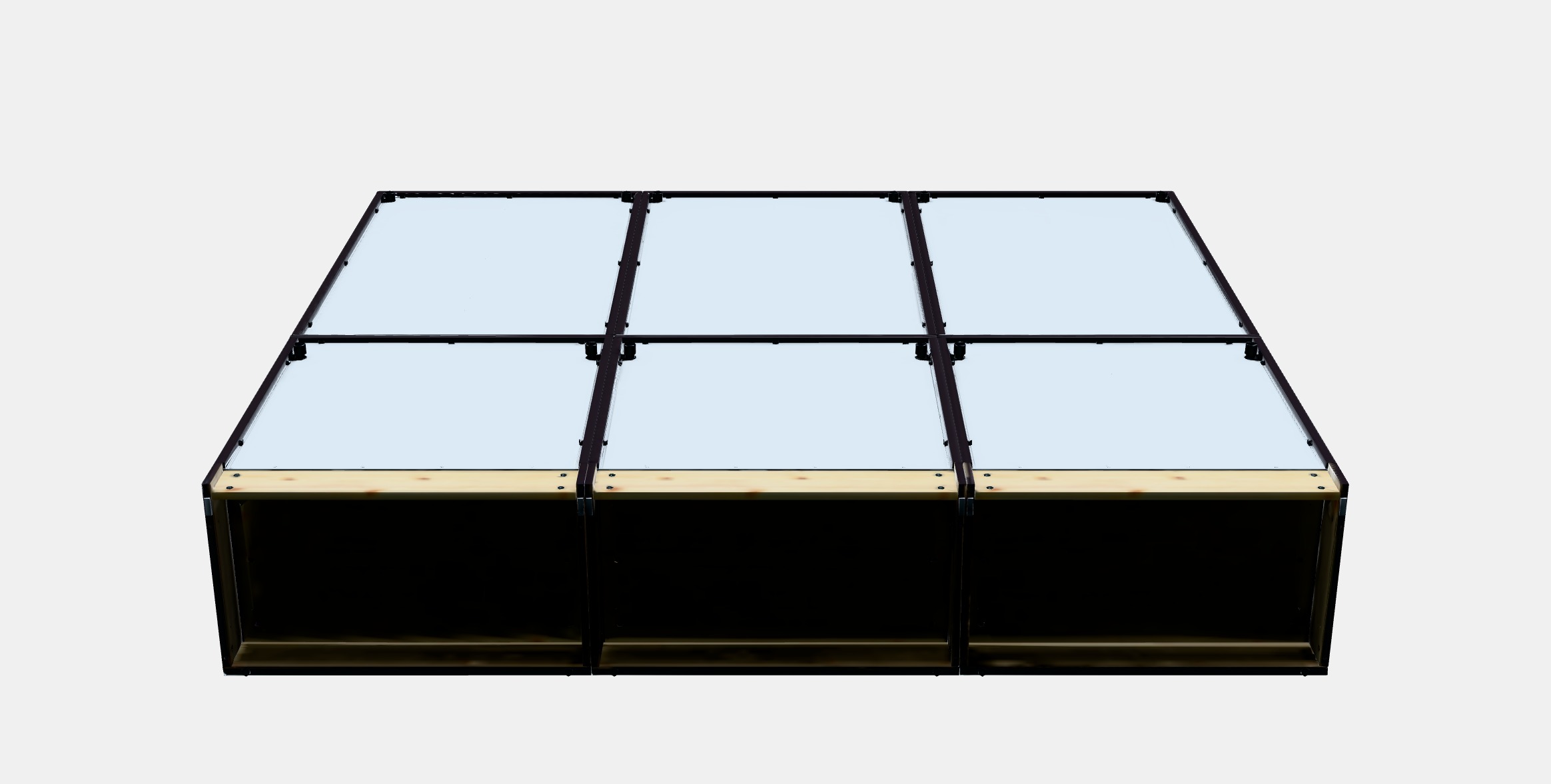 HAVSTA Storage combination w glass-doors 2 Low-poly 3D model_8