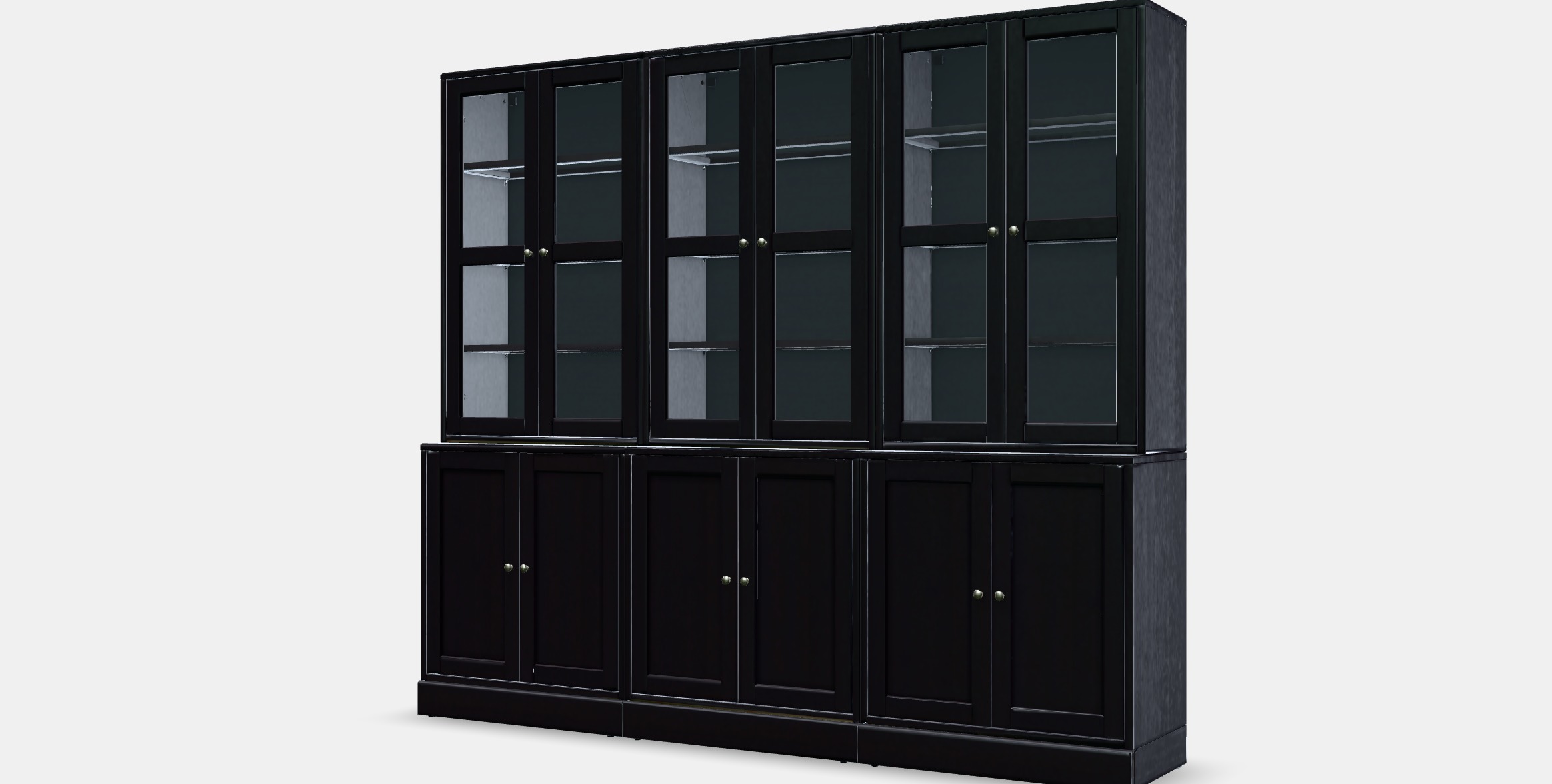 HAVSTA Storage combination w glass-doors 2 Low-poly 3D model_12