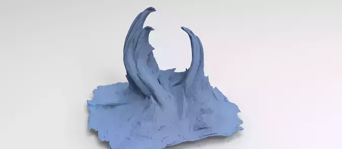 Tiwanaku sci fi base 3D model