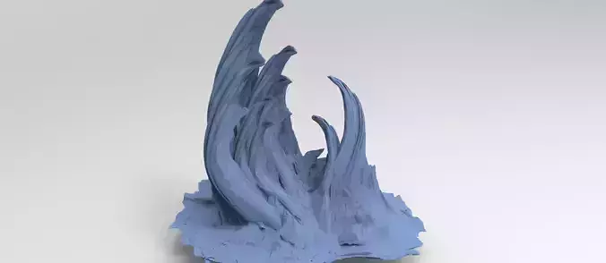 Tiwanaku sci fi cliff tall 