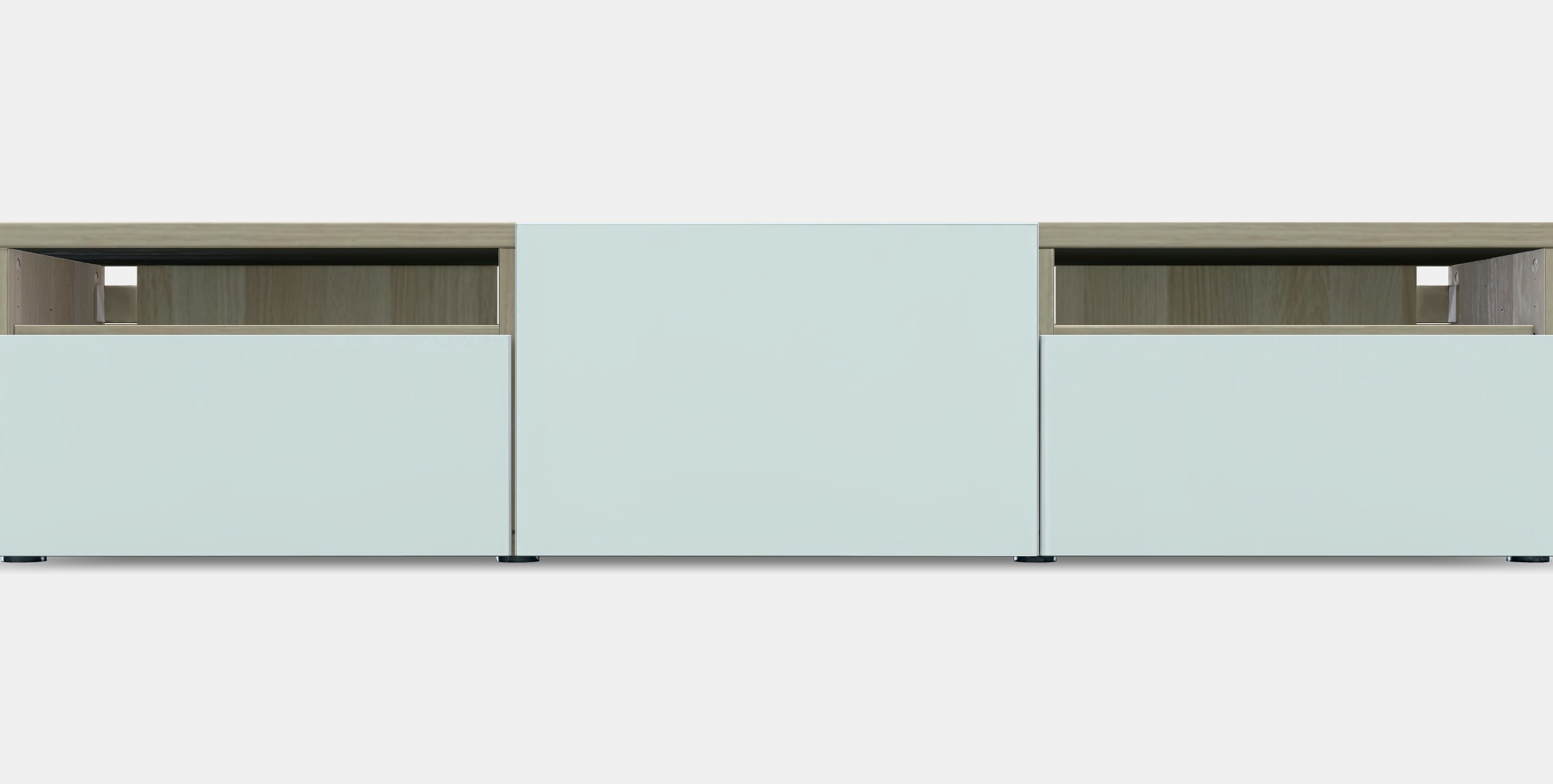 BESTA TV bench 72 Low-poly 3D model_11