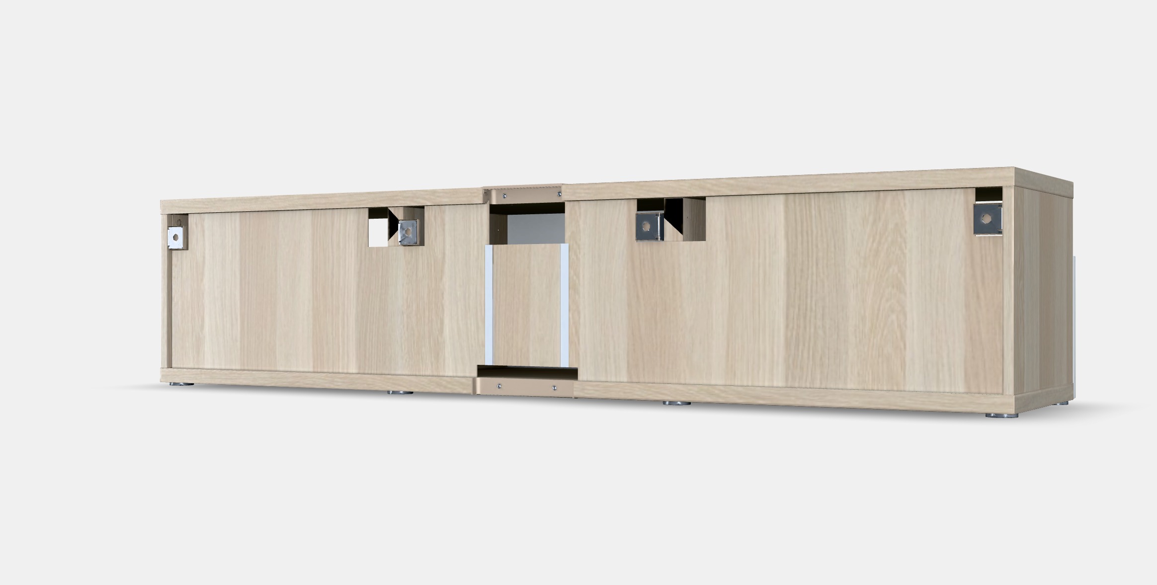 BESTA TV bench 72 Low-poly 3D model_10