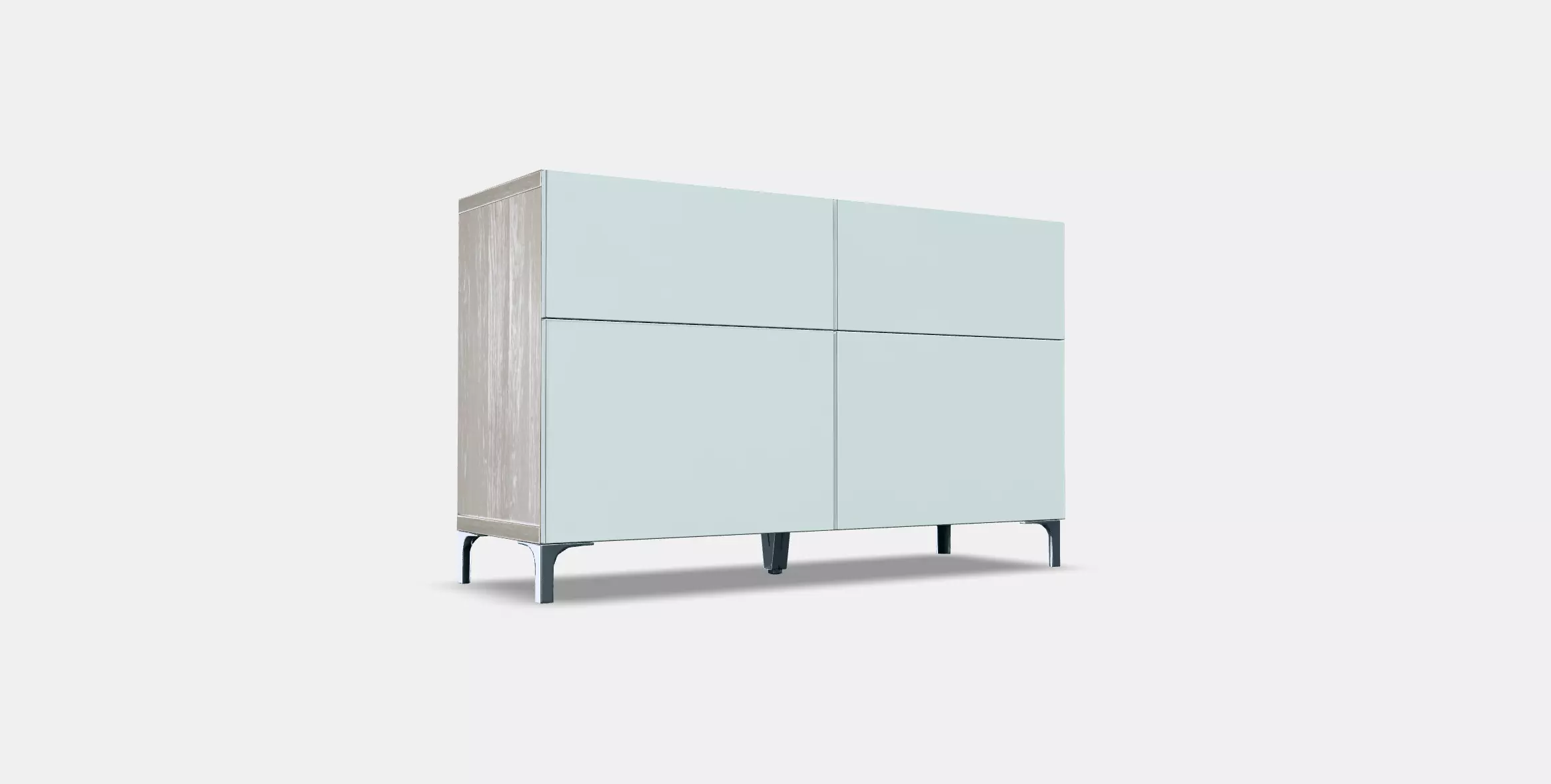 BESTA Storage combination w doors-drawers 6 Low-poly 3D model_0