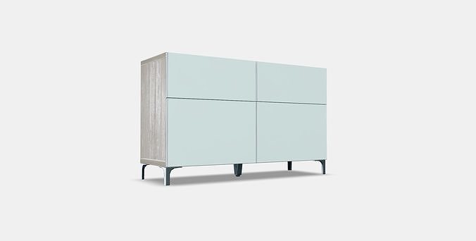 BESTA Storage combination w doors-drawers 6 Low-poly 3D model