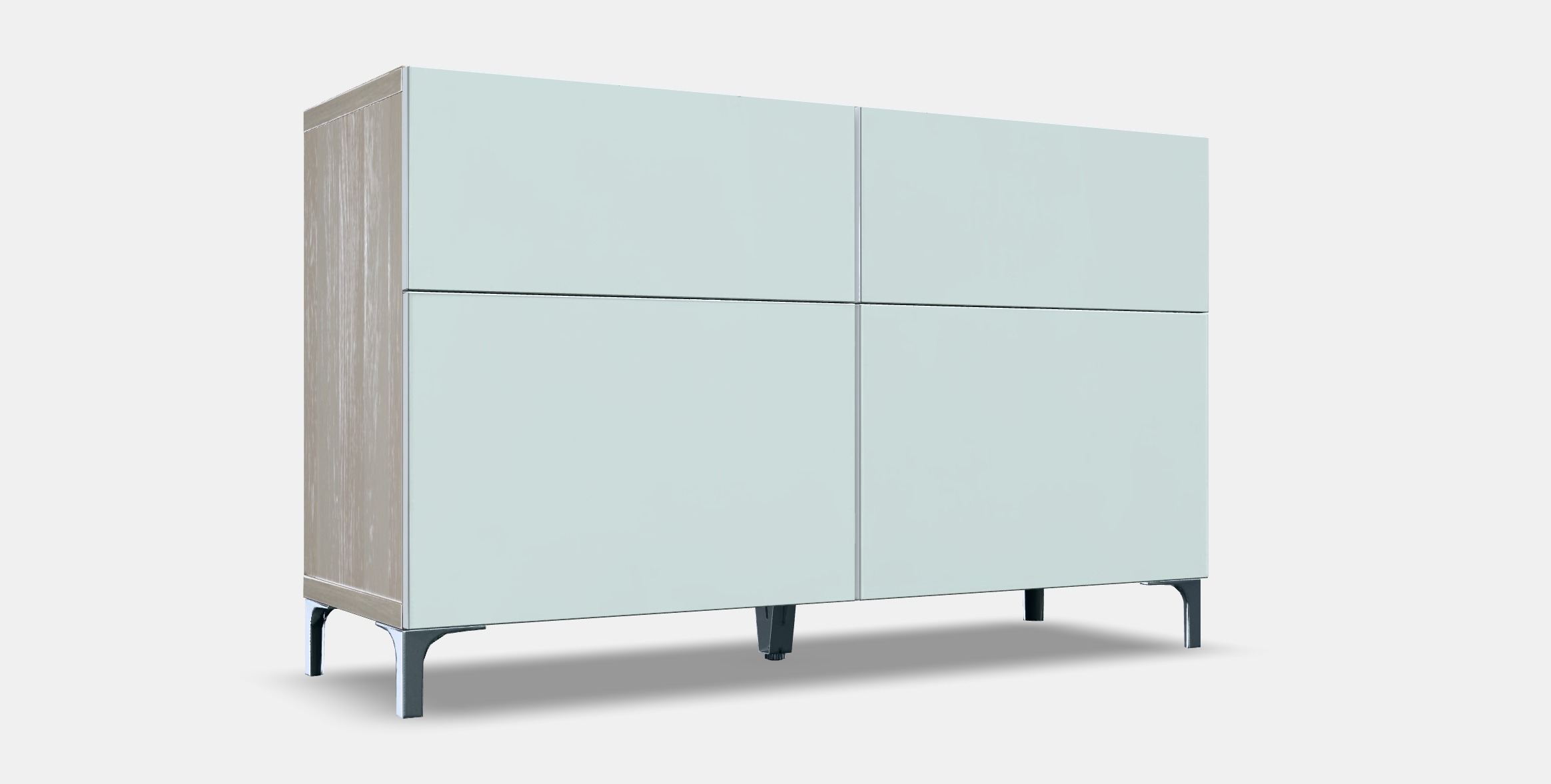 BESTA Storage combination w doors-drawers 6 Low-poly 3D model_8