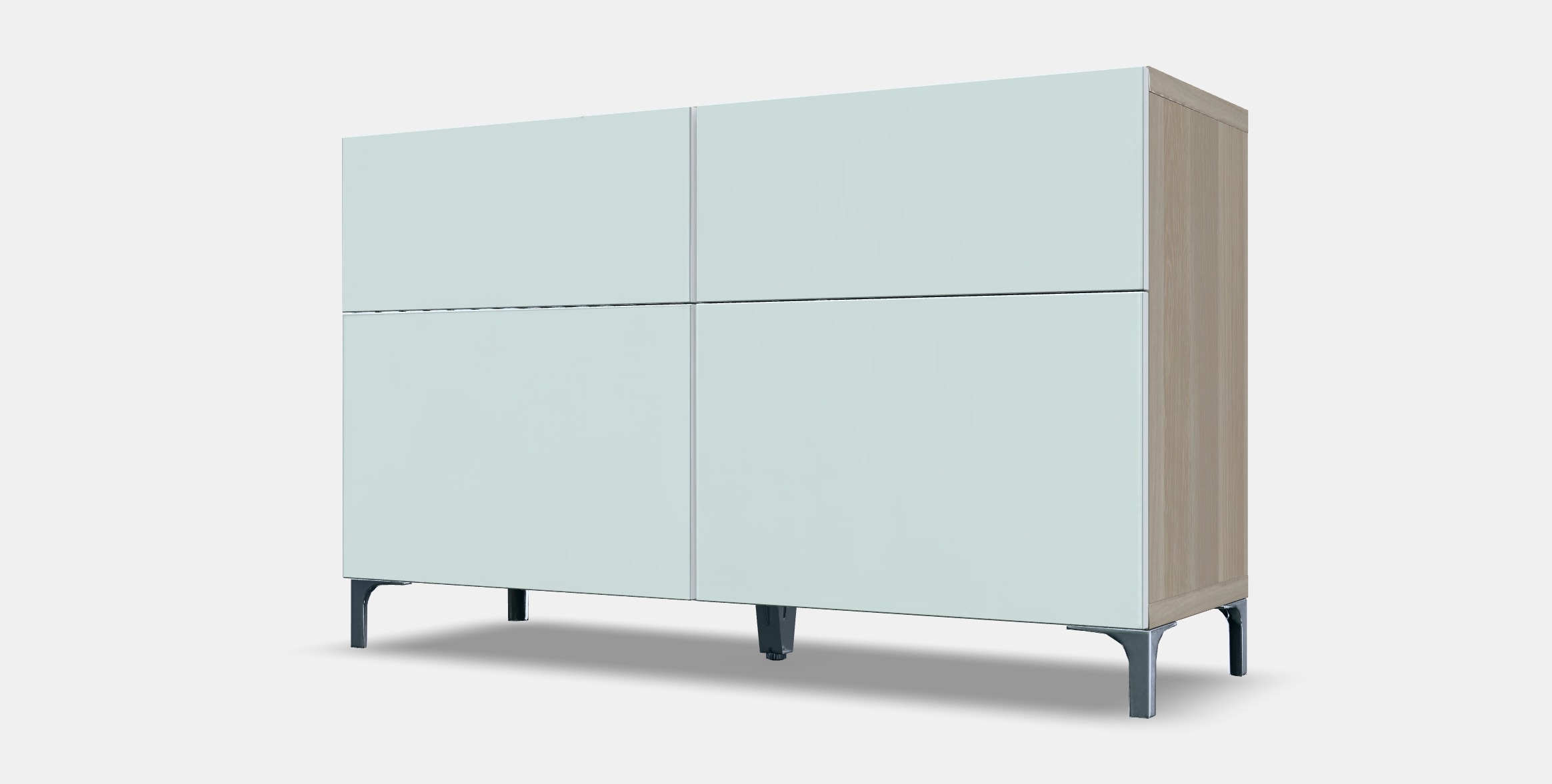 BESTA Storage combination w doors-drawers 6 Low-poly 3D model_13