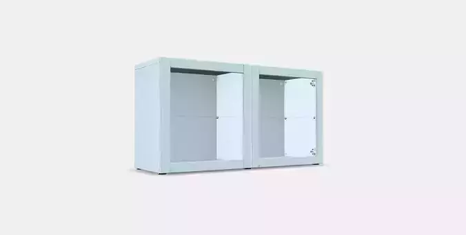 BESTA Shelf unit with glass doors 7