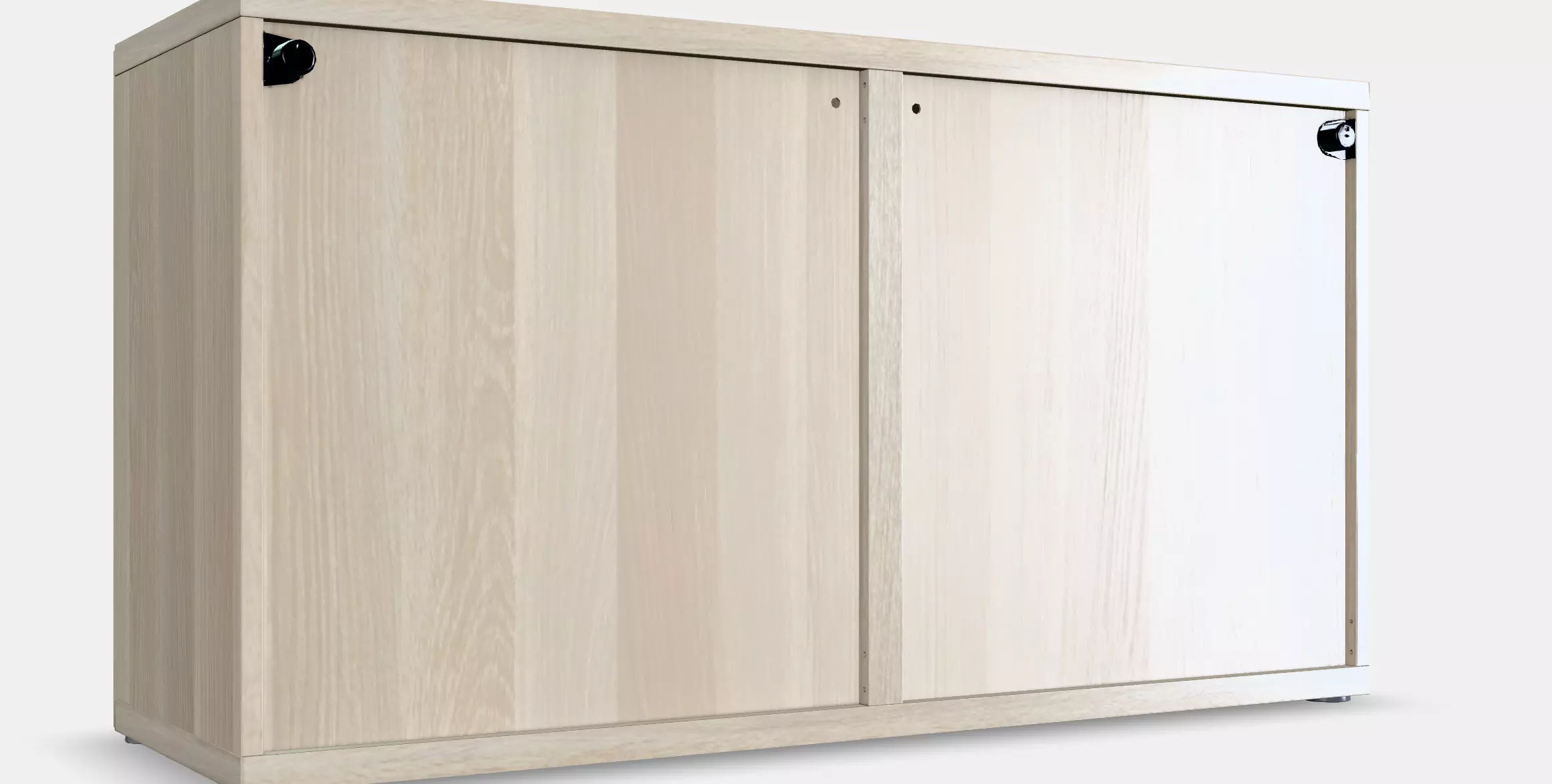 BESTA Shelf unit with glass doors 8 Low-poly 3D model_0