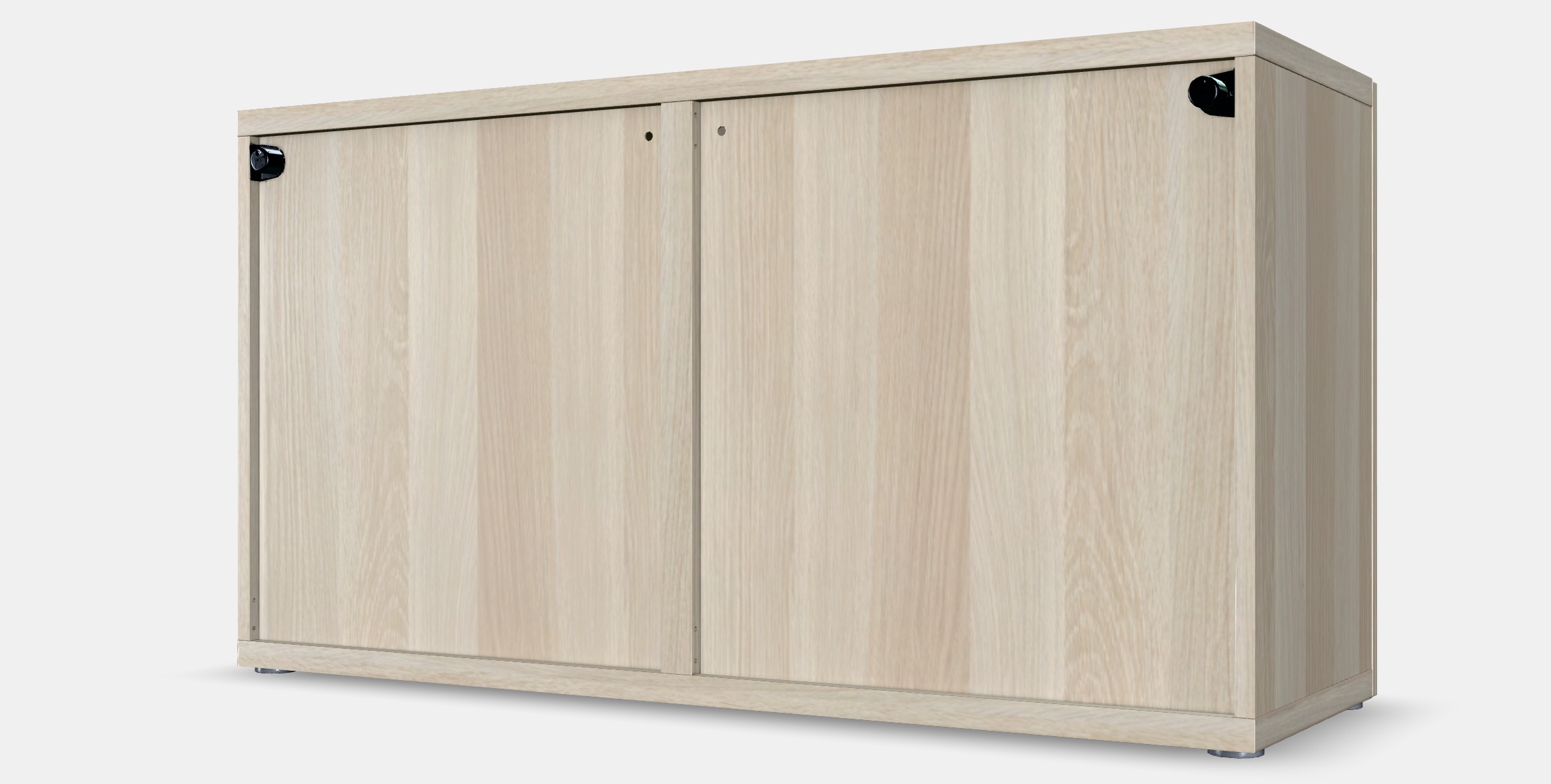 BESTA Shelf unit with glass doors 8 Low-poly 3D model_8