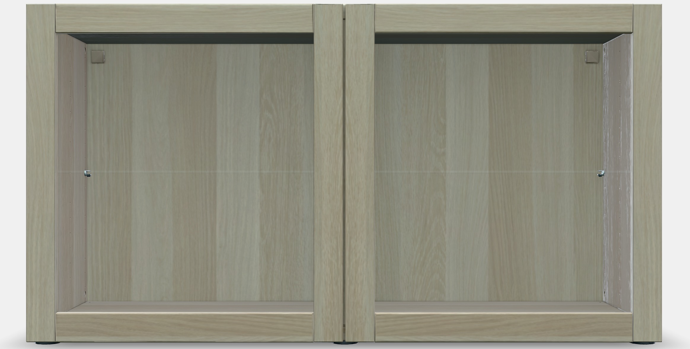 BESTA Shelf unit with glass doors 8 Low-poly 3D model_12