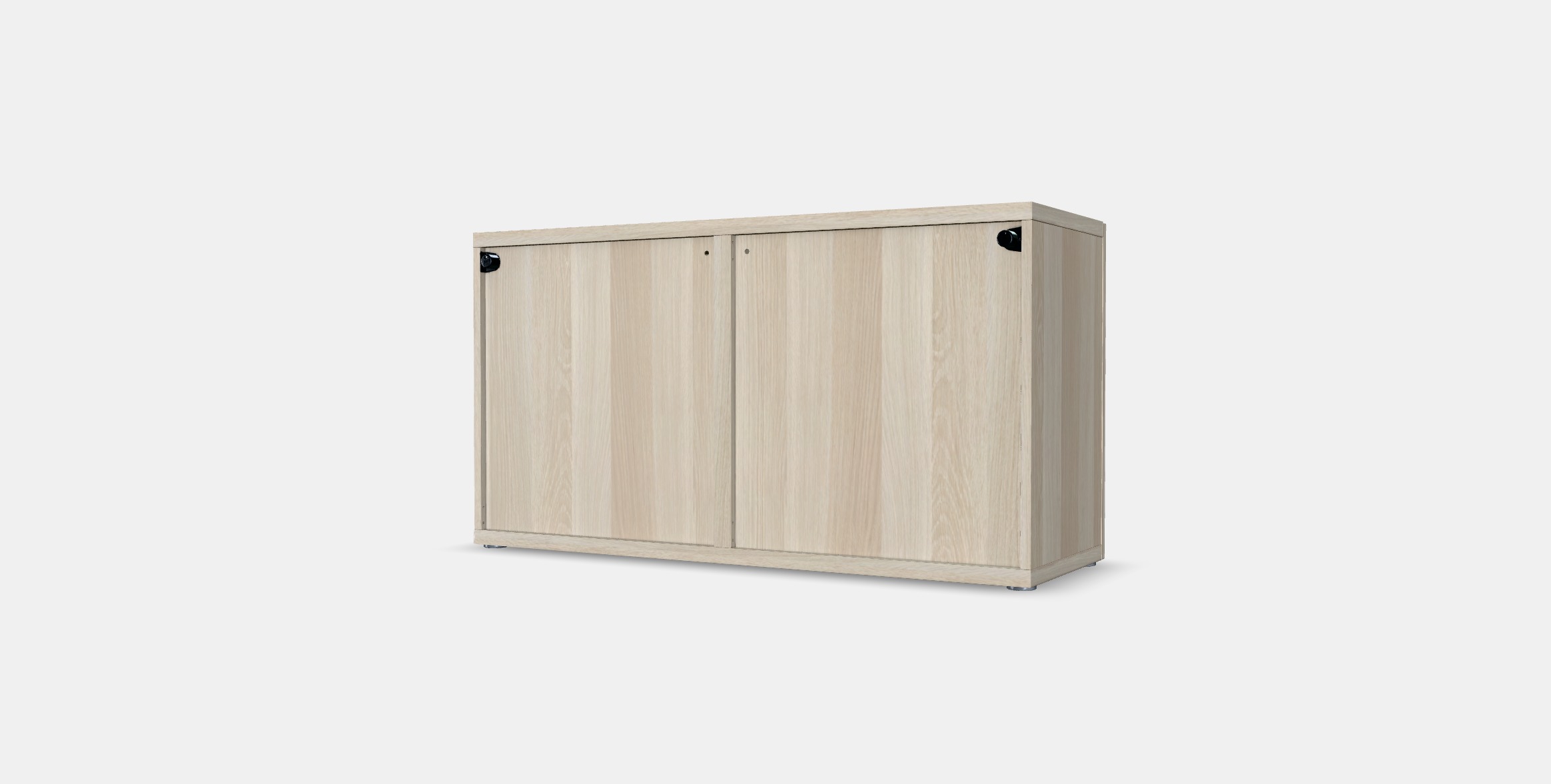 BESTA Shelf unit with glass doors 8 Low-poly 3D model_3