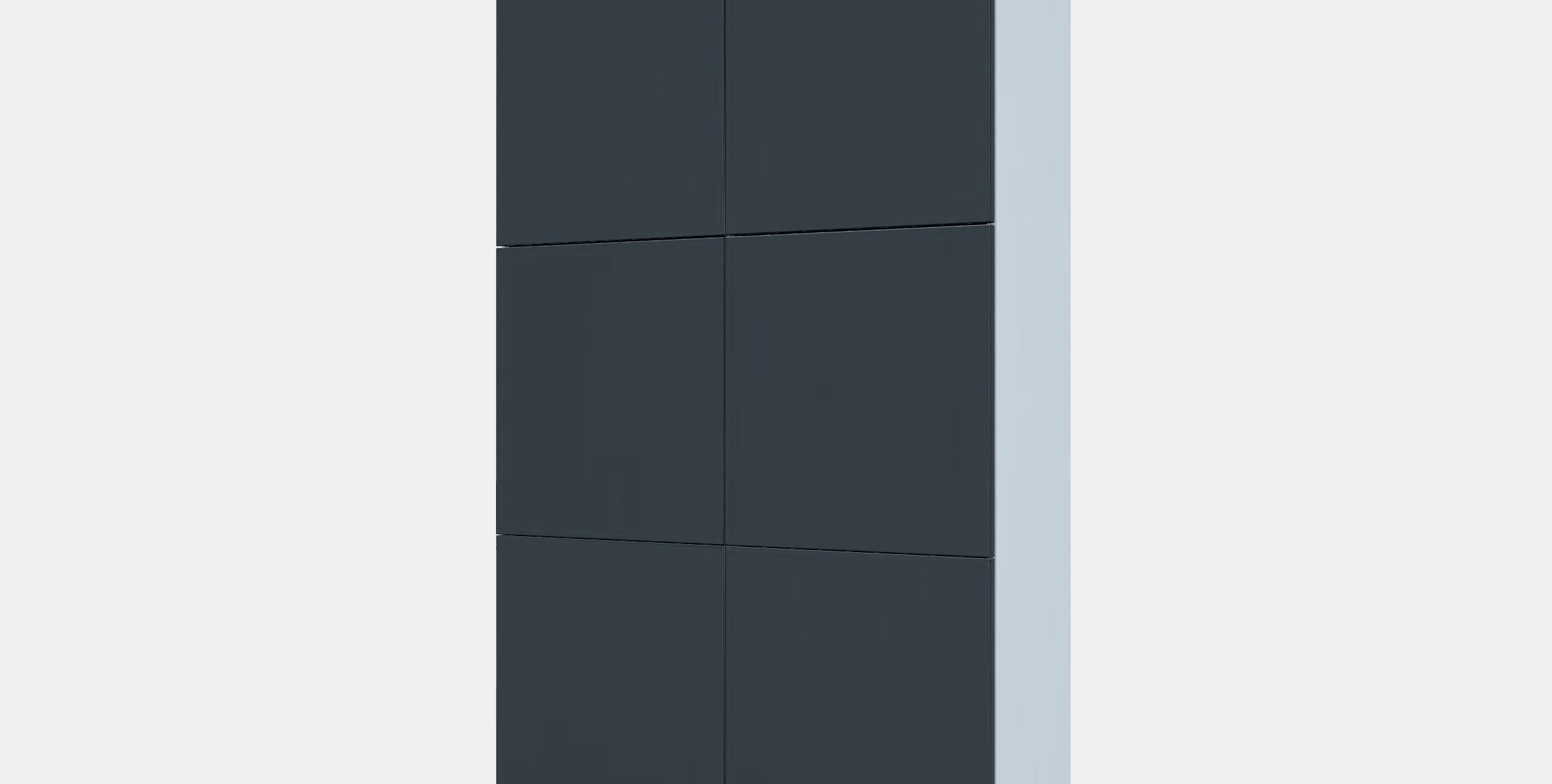 BESTA Storage combination with doors 66 Low-poly 3D model_13