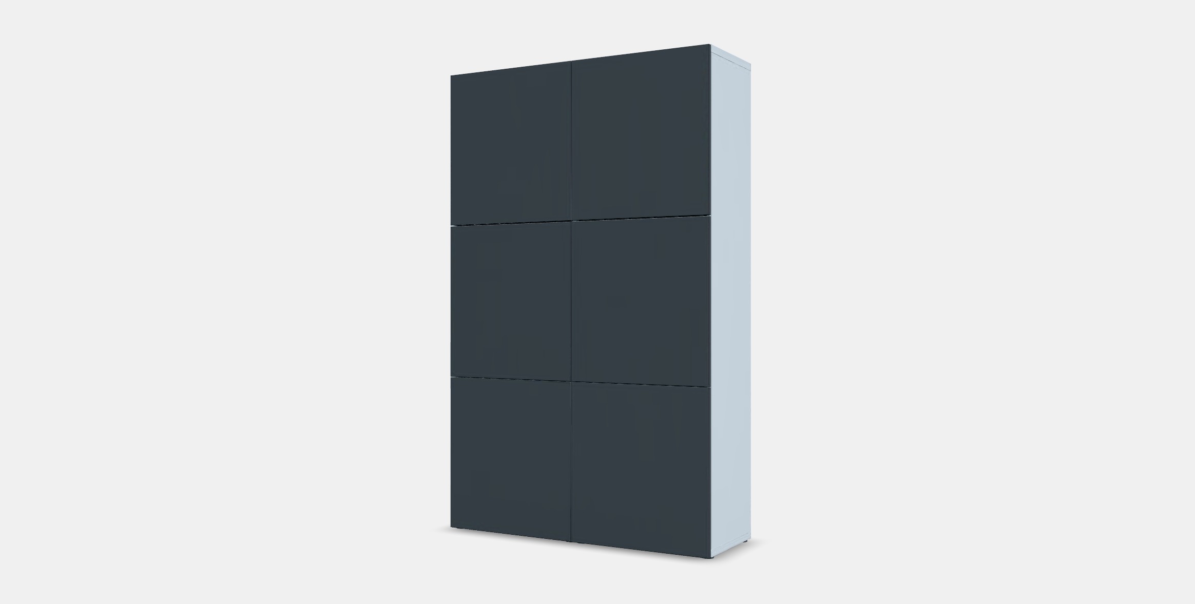 BESTA Storage combination with doors 66 Low-poly 3D model_12