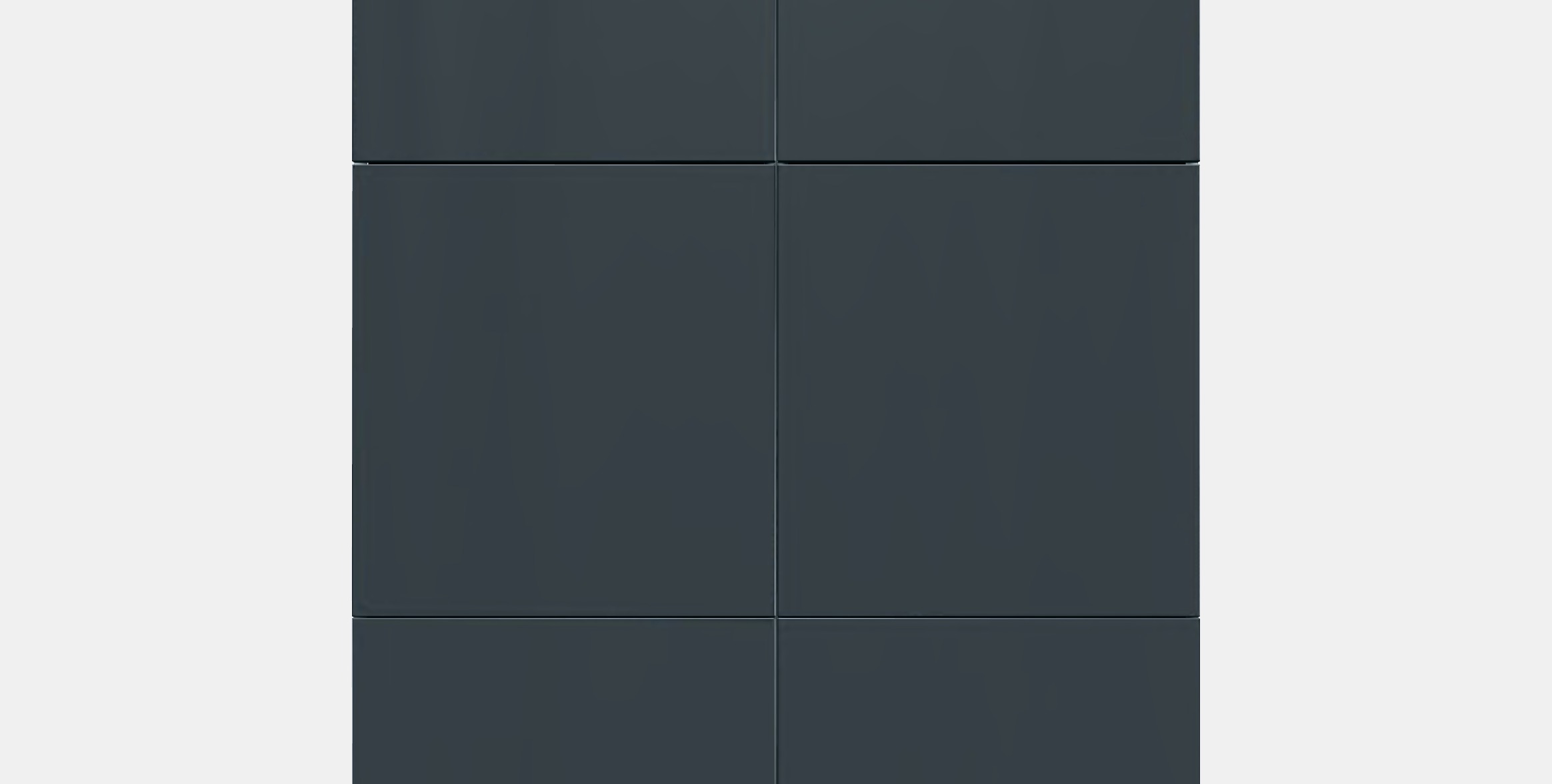 BESTA Storage combination with doors 66 Low-poly 3D model_11