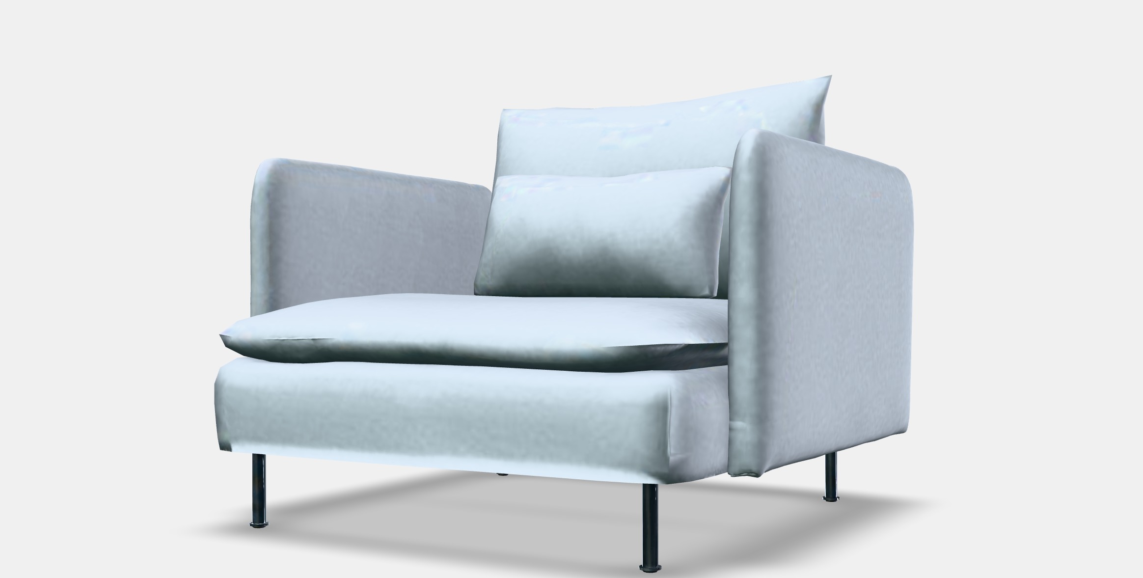 SODERHAMN Armchair 3 Low-poly 3D model_13