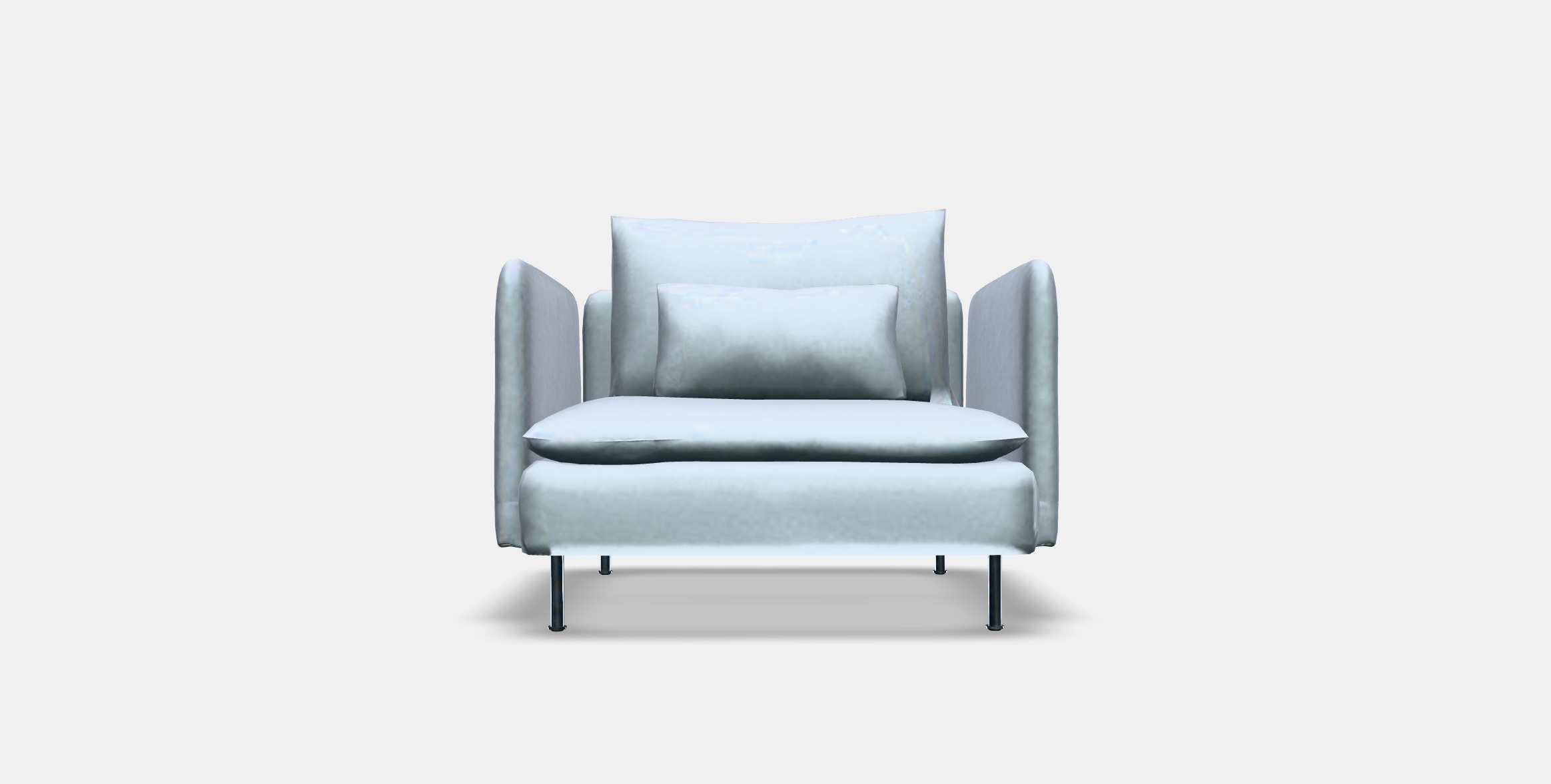 SODERHAMN Armchair 3 Low-poly 3D model_9