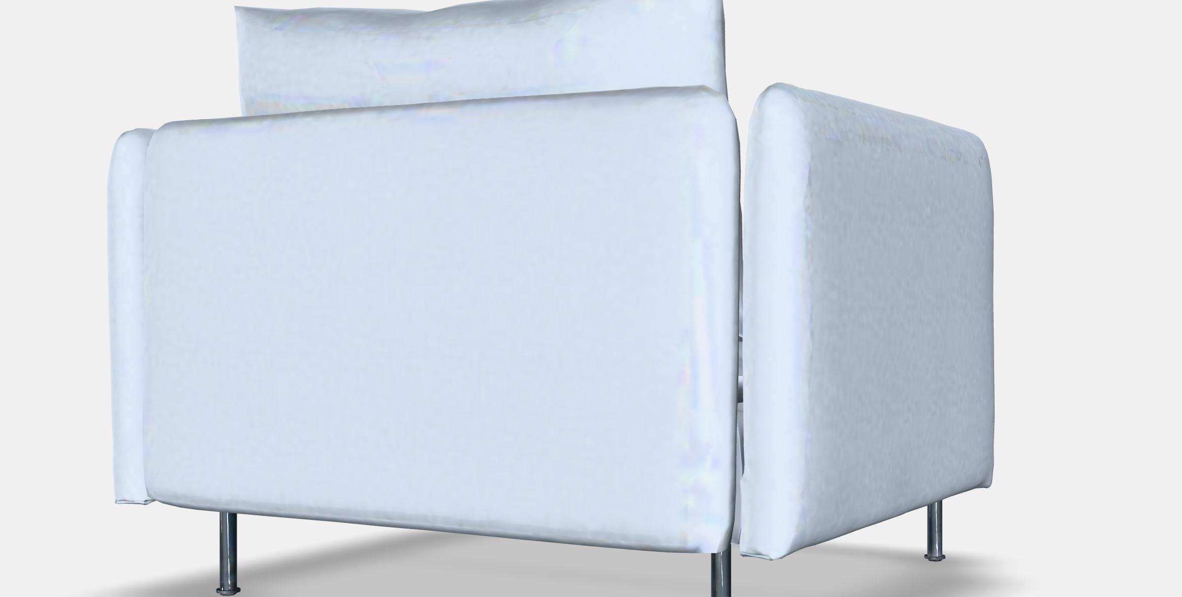 SODERHAMN Armchair 3 Low-poly 3D model_5