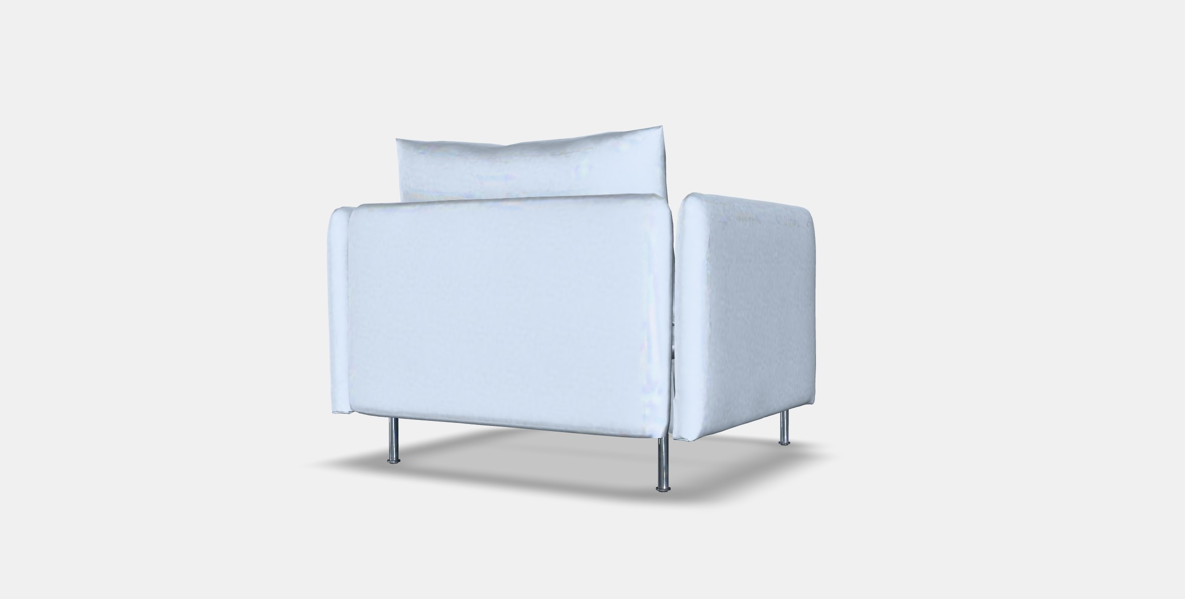 SODERHAMN Armchair 3 Low-poly 3D model_4