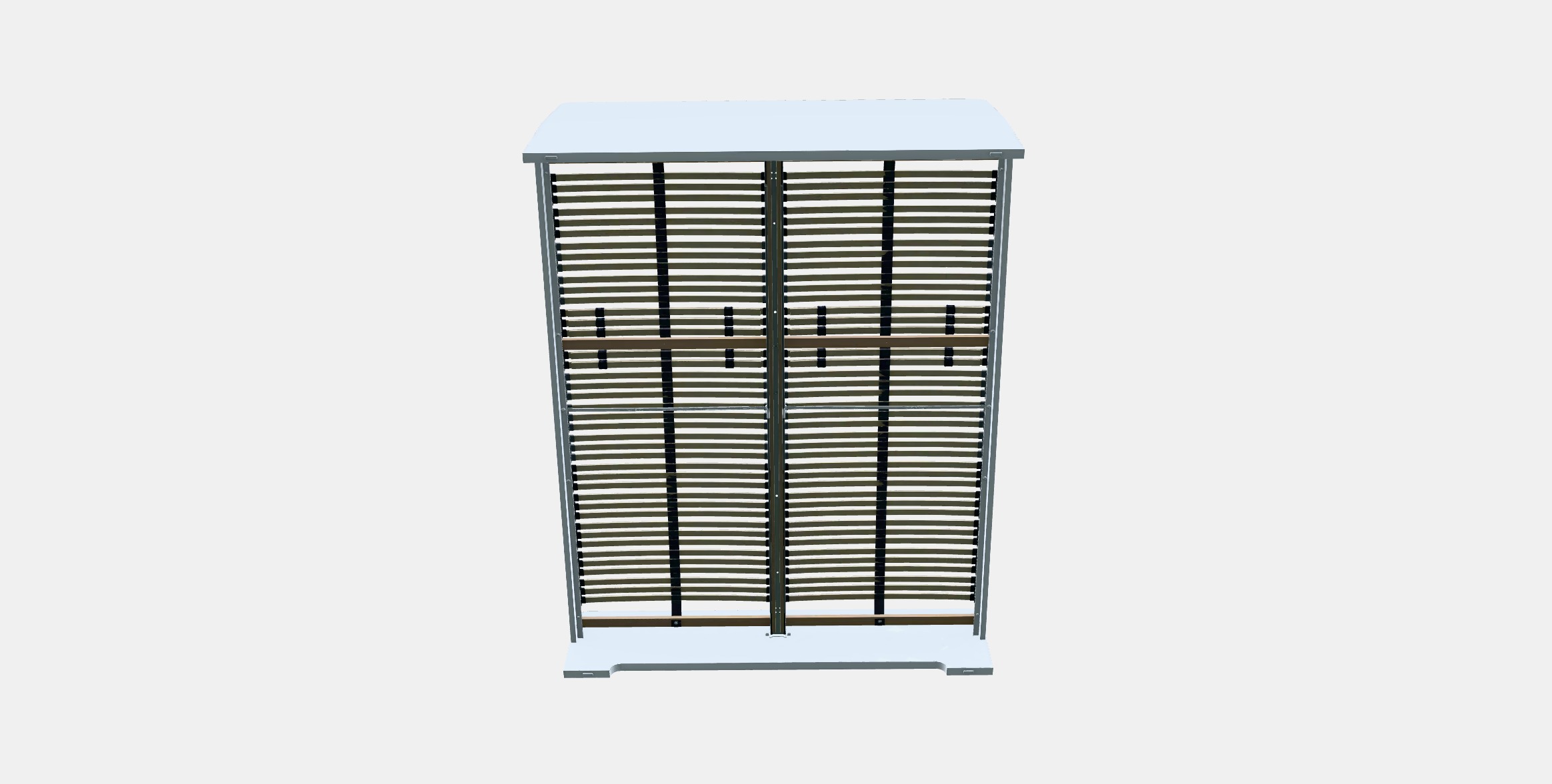 ASKVOLL Bed frame 7 Low-poly 3D model_6