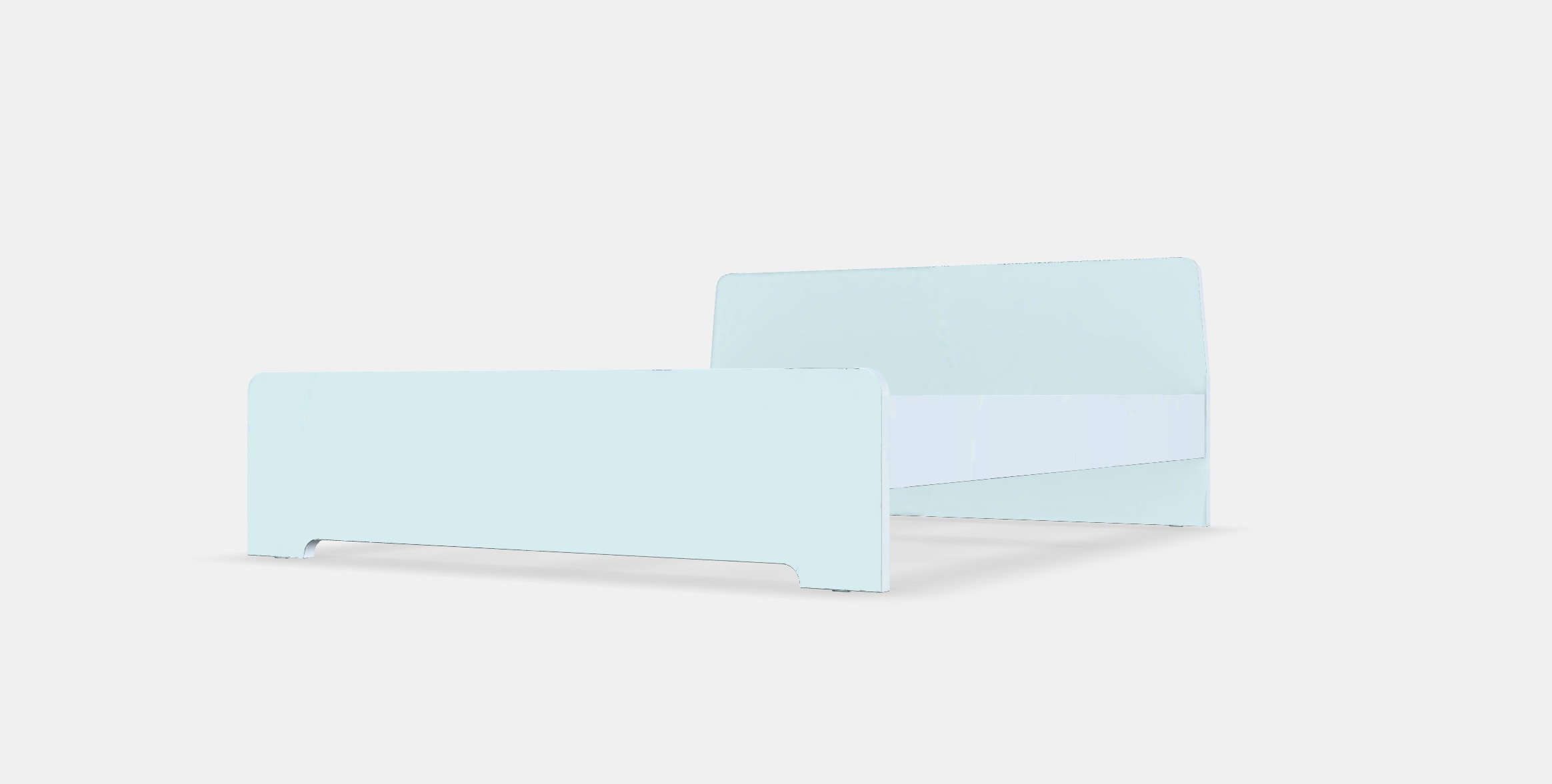 ASKVOLL Bed frame 7 Low-poly 3D model_13