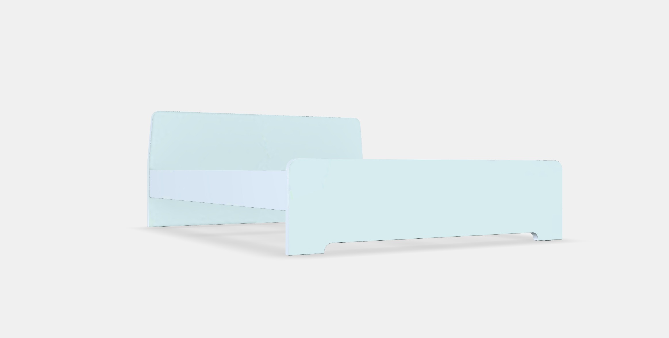 ASKVOLL Bed frame 7 Low-poly 3D model_9