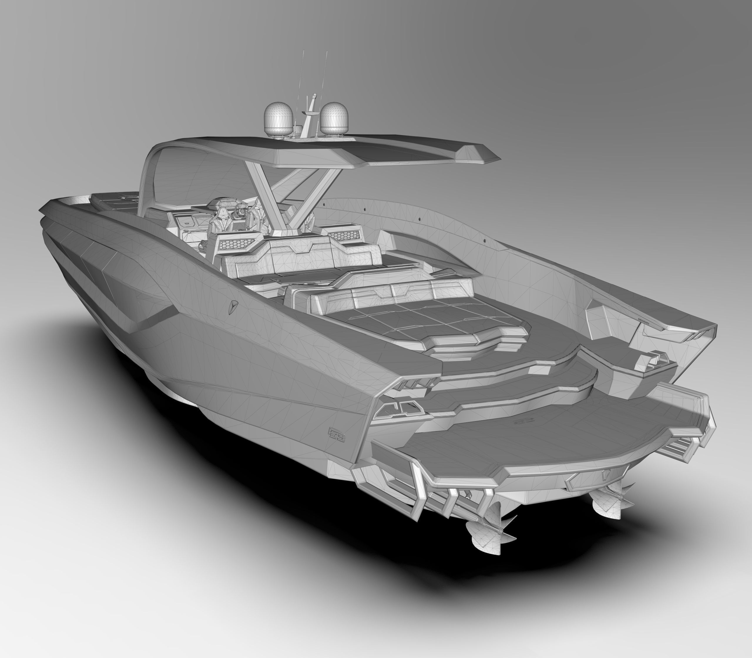 Lamborghini Tecnomar 63 3D model_7