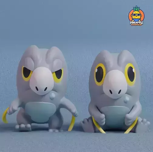 Pokemon - Frigibax  with 2 poses