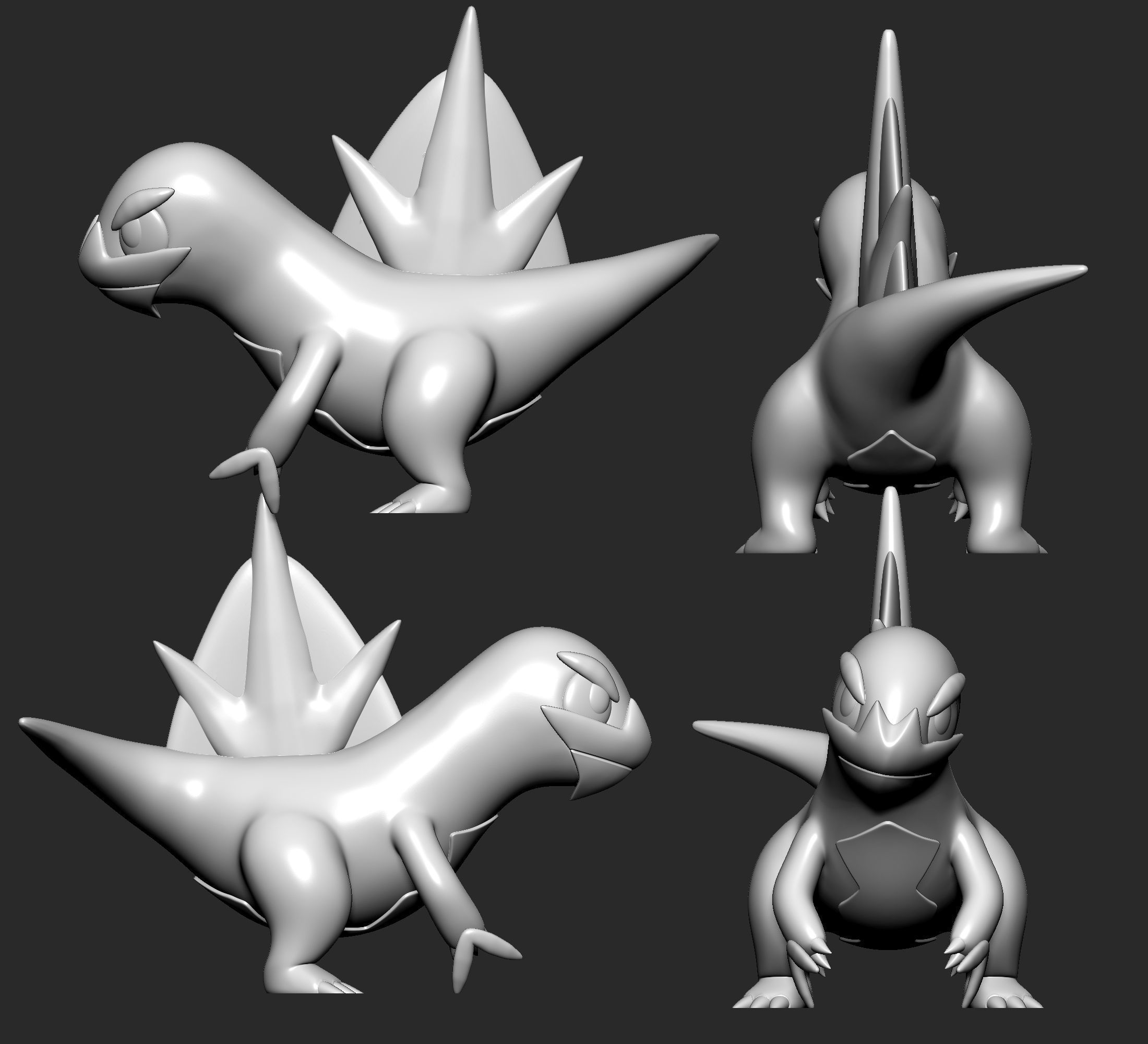 Pokemon -Articbax with 2 poses 3D print model_7